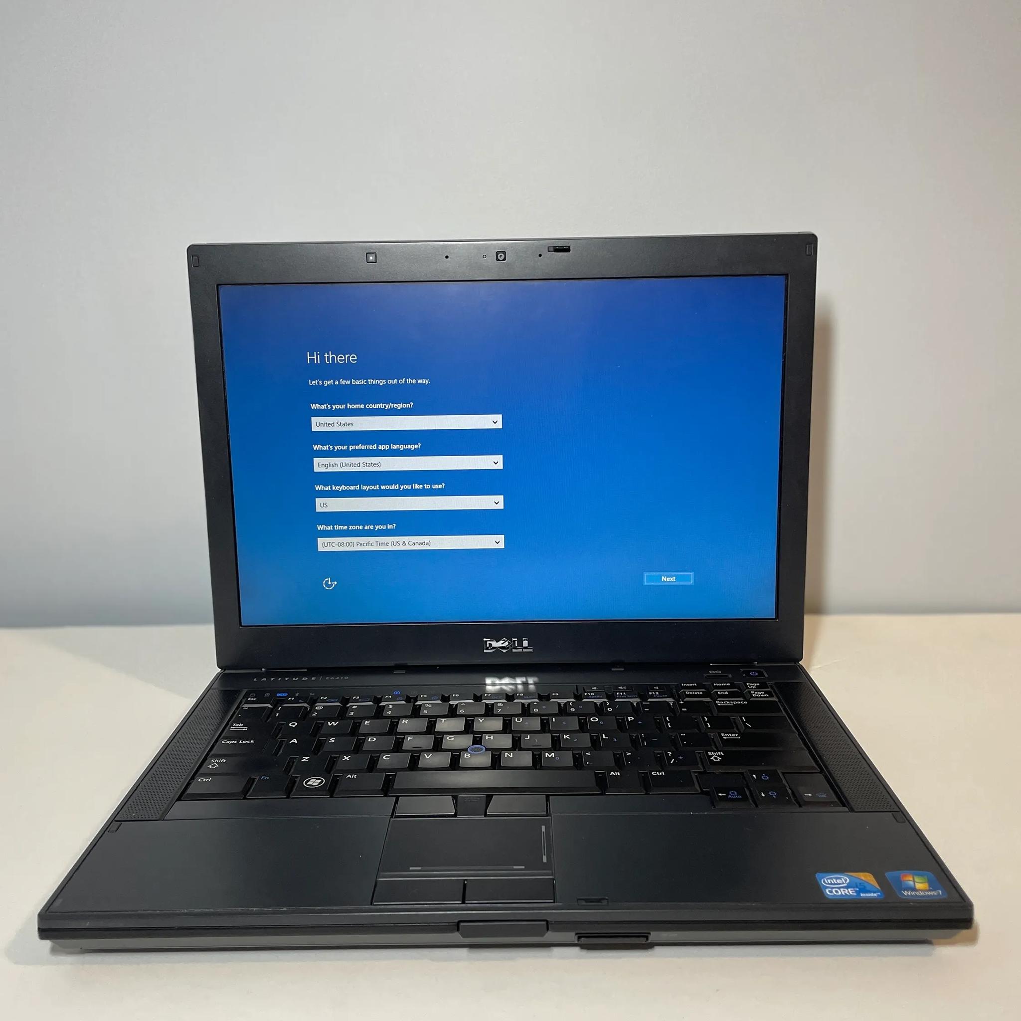 Dell Latitude E6410 14in Laptop Computer Intel i7-640 4GB Ram 128GB SSD WIFI BT WIN10 #1