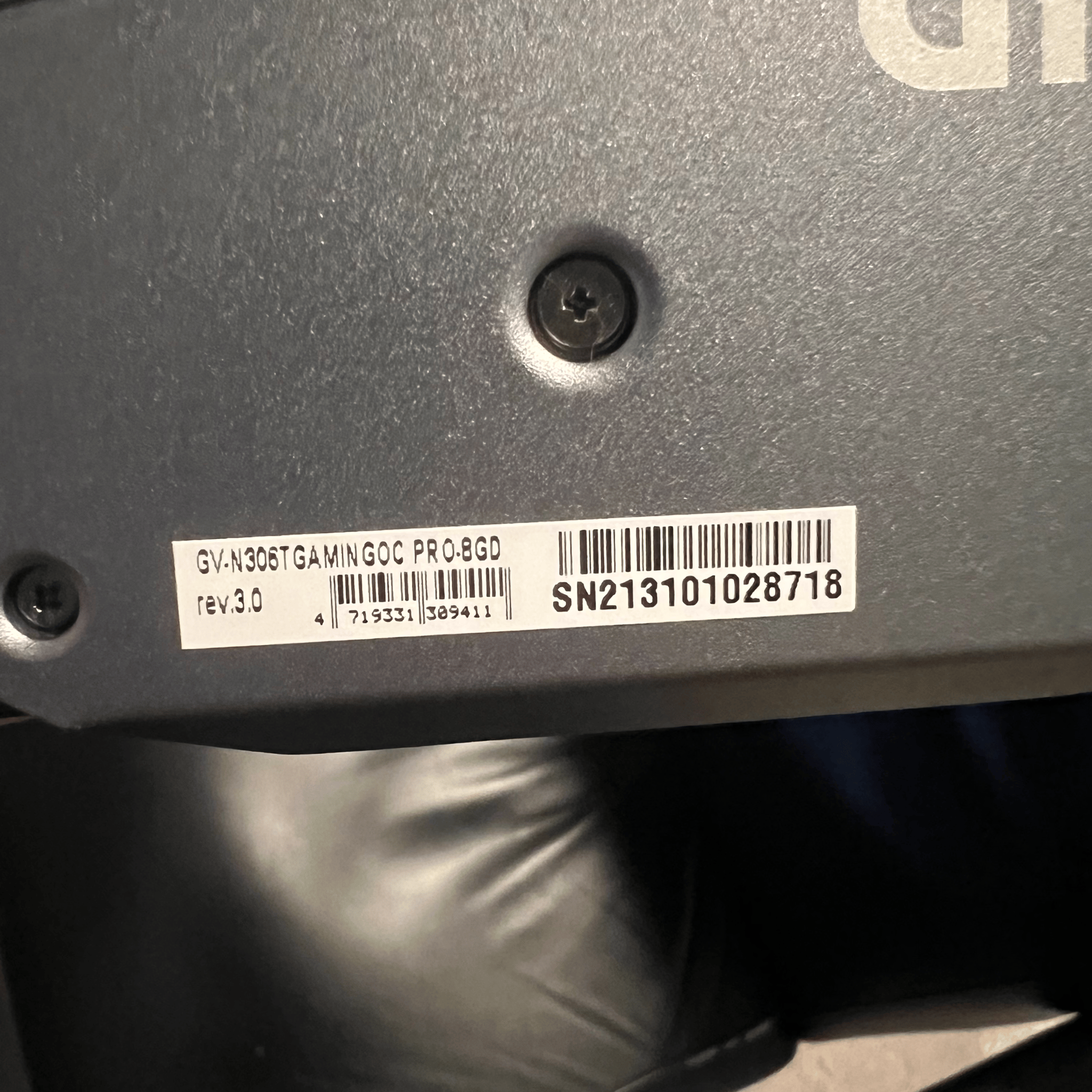 Gigabyte RTX 3060ti PRO OC