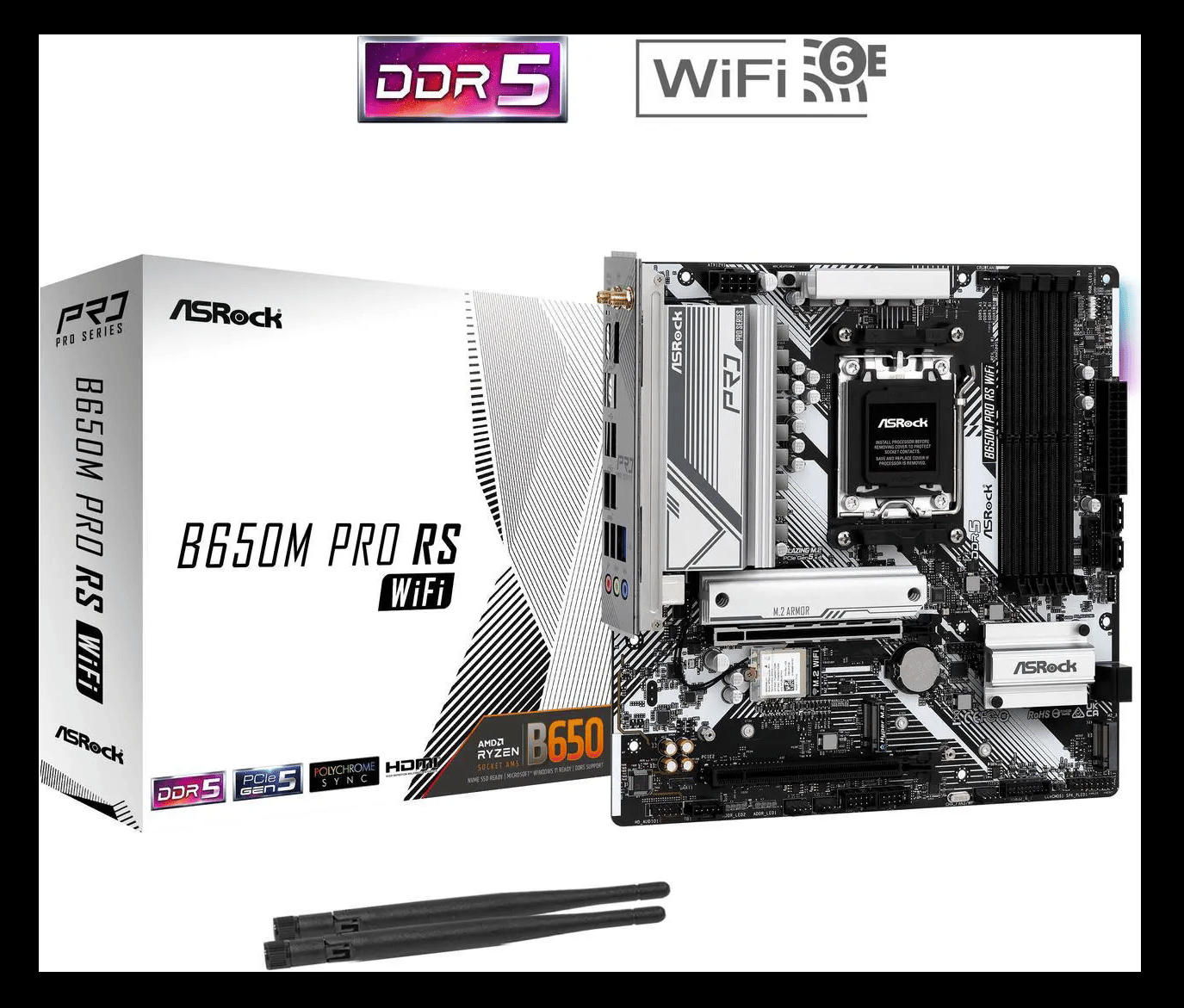 *Brand New* ASRock B650M Pro RS Wifi