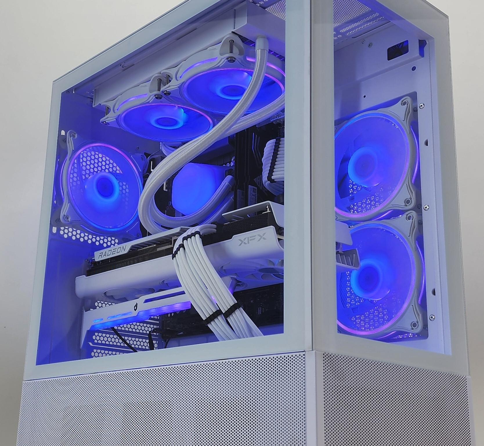 Gaming PC i7-11700K 16GB RAM 1TB SSD RX 7800 XT 16GB Windows 11 Computer