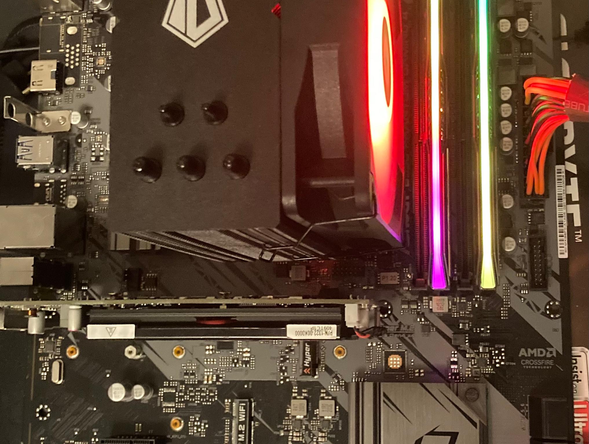 (AM4 COMBO) ASRock B550 + Ryzen 5 3600 + RGB Cooler + 16GB RGB DDR4 + 500GB NVME SSD