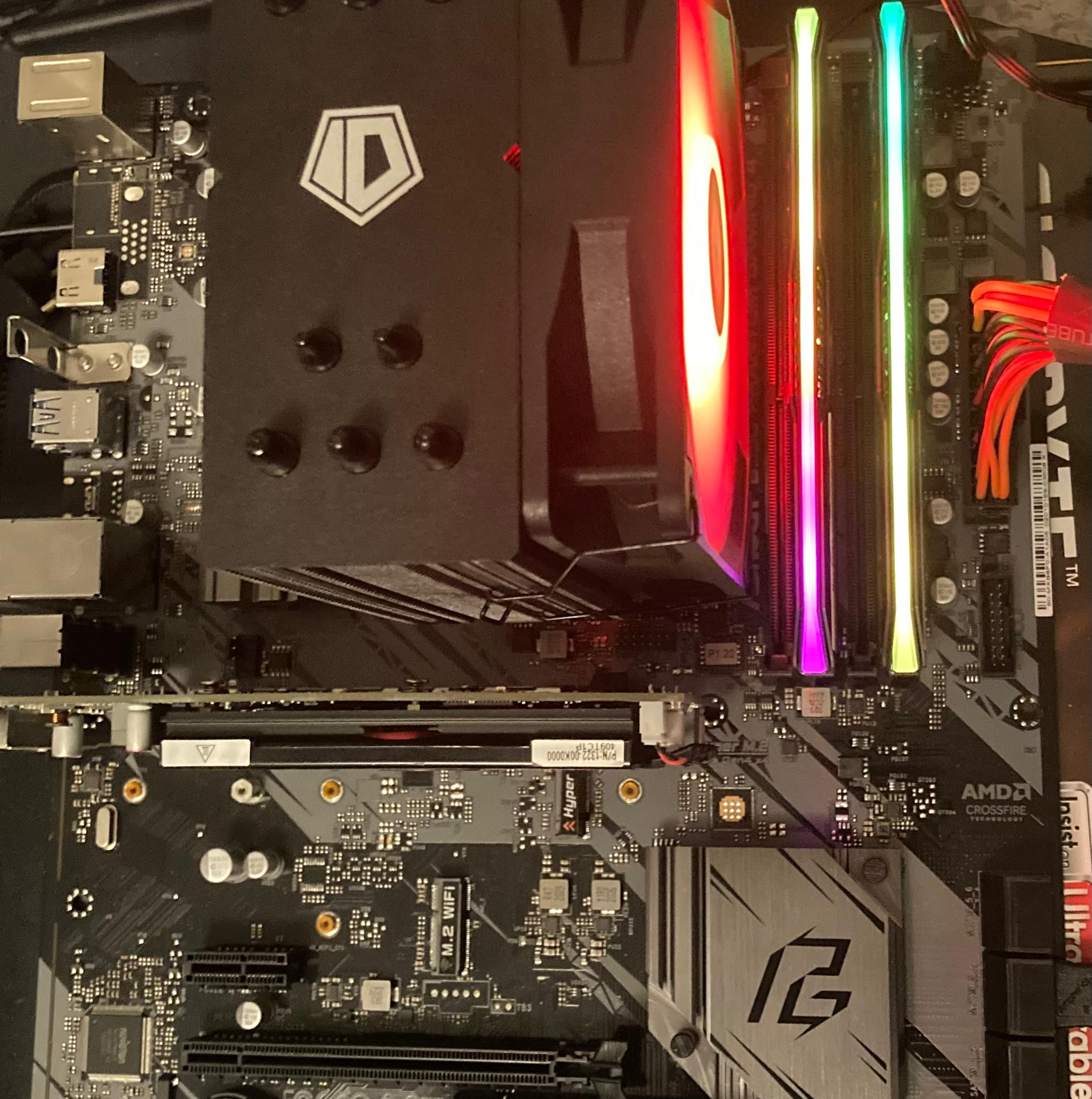 (AM4 COMBO) ASRock B550 + Ryzen 5 3600 + RGB Cooler + 16GB RGB DDR4 + 500GB NVME SSD