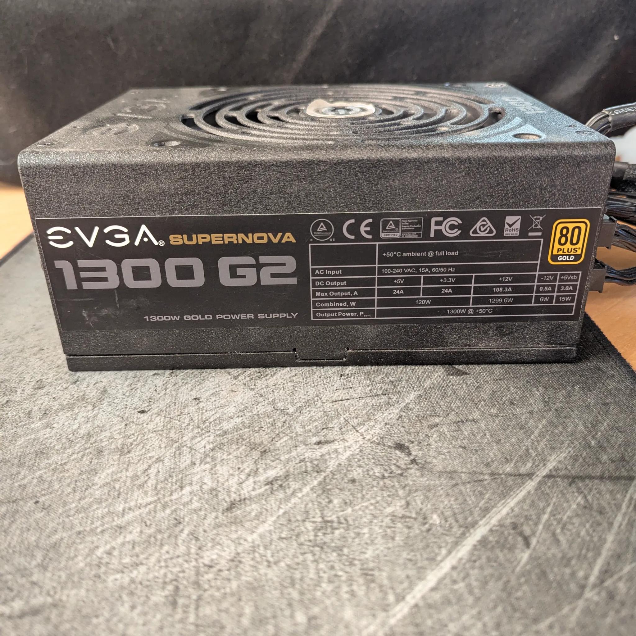 🔹 EVGA SuperNOVA 1300W G2 | Fully modular | 80+ Gold