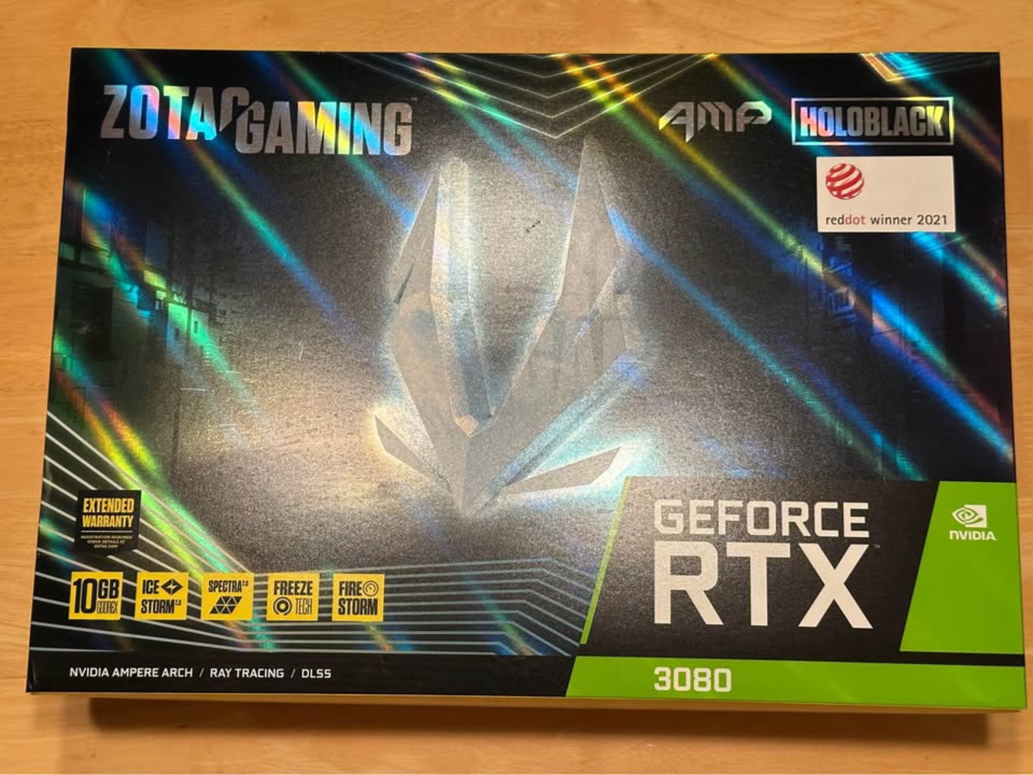 Zotac RTX 3080 10 GB Amp Holo with original box