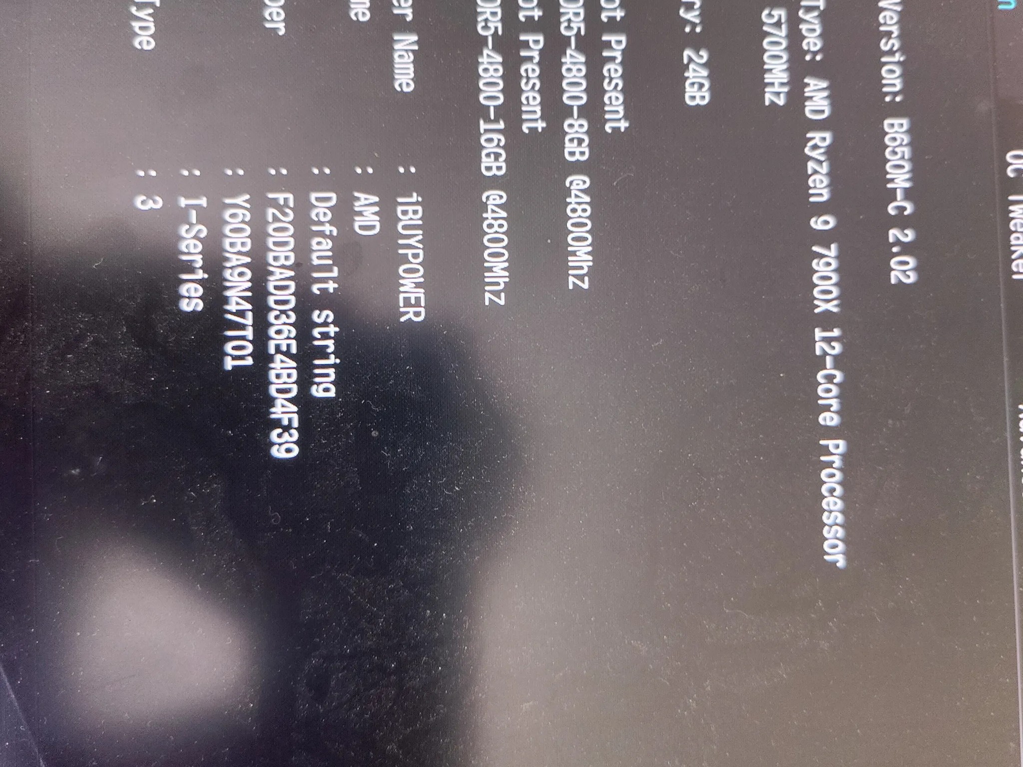 Asrock B650m-c with 24gb DDR5 and 800w PSU