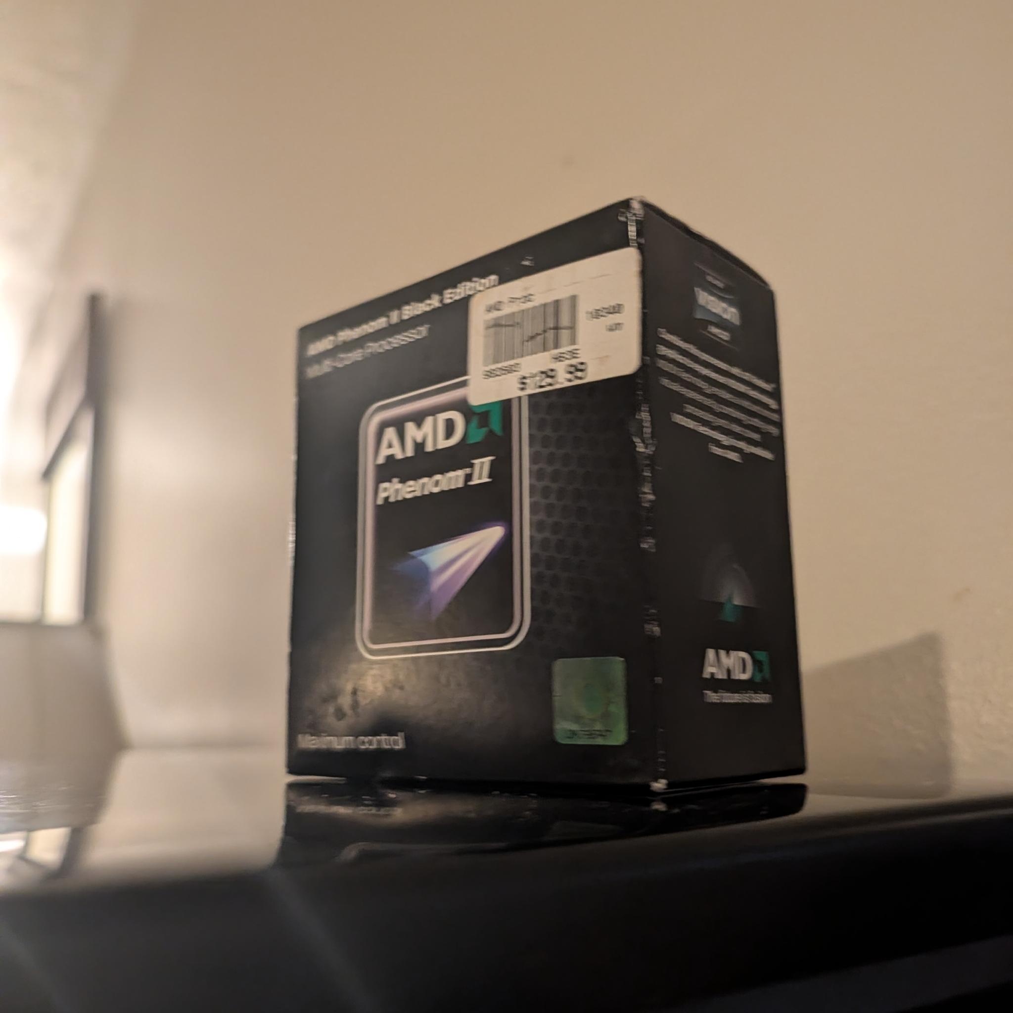 BRAND NEW IN BOX AMD Phenom II X2 560 Black Edition 3.3GHz AM3 CPU With Heatsink