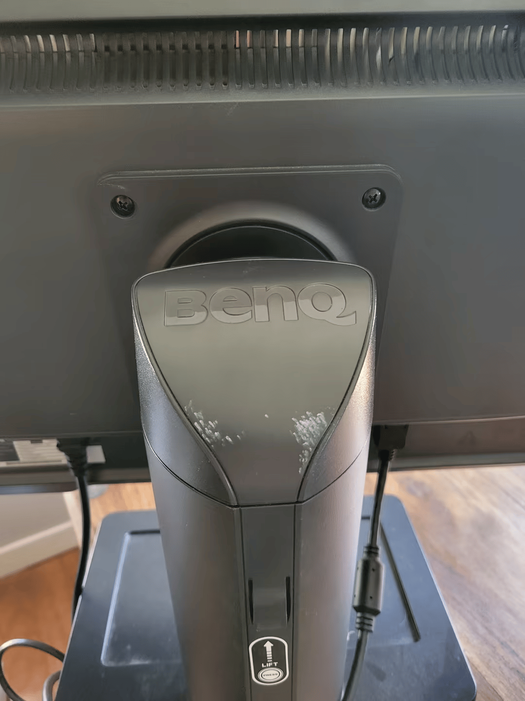 BenQ Zowie XL2411P **Used with light damage**  (1080p, 144hz, 24 inches, TN panel)
