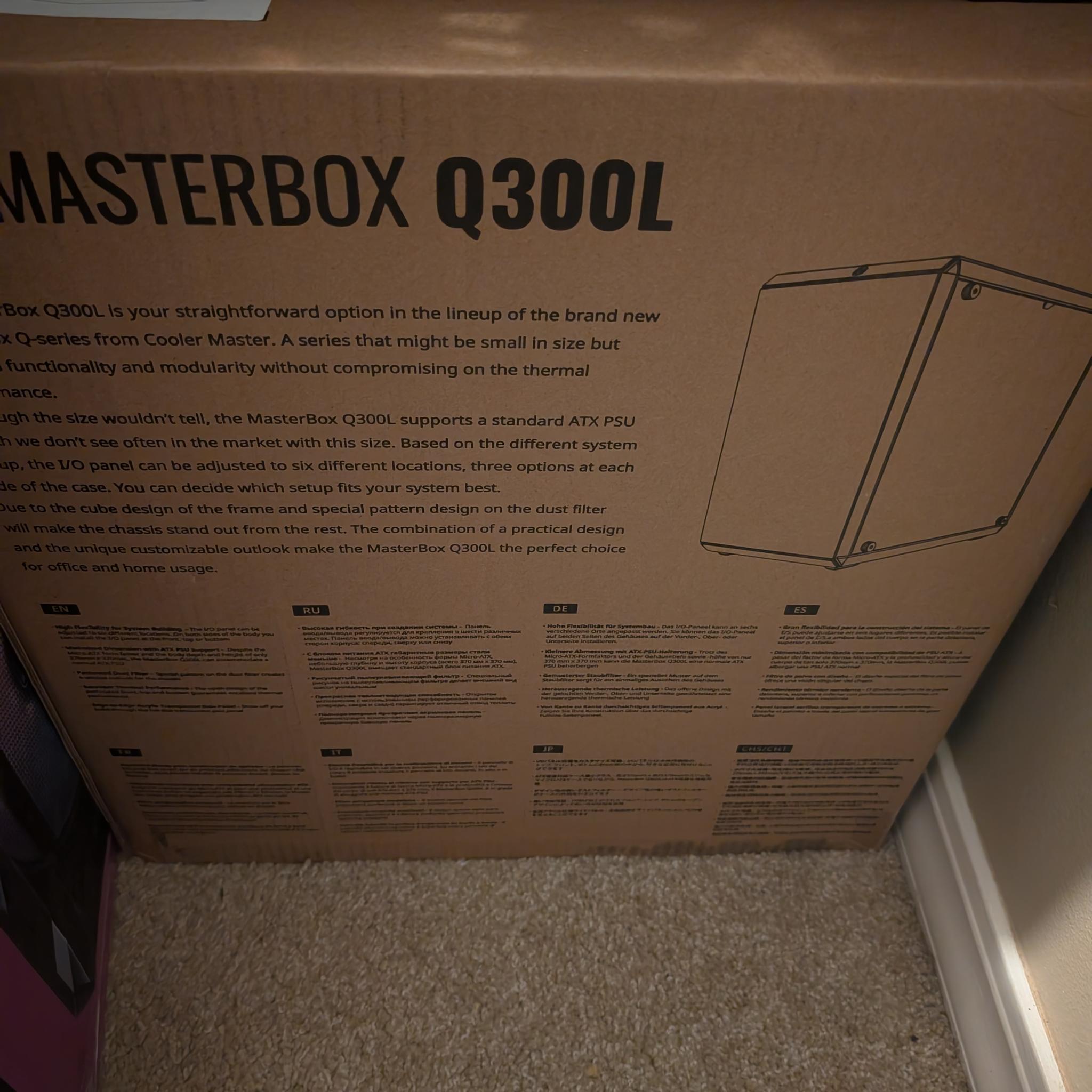 Cooler Master Masterbox q300l for sale!