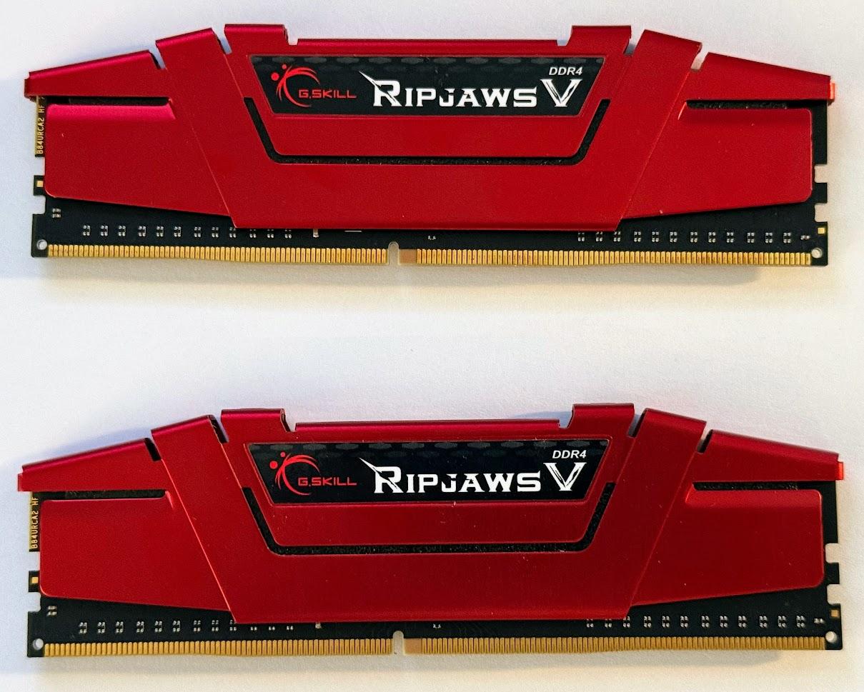 G.Skill Ripjaws V DDR 16GB DDR4 2400 RAM XMP 2.0 Memory
