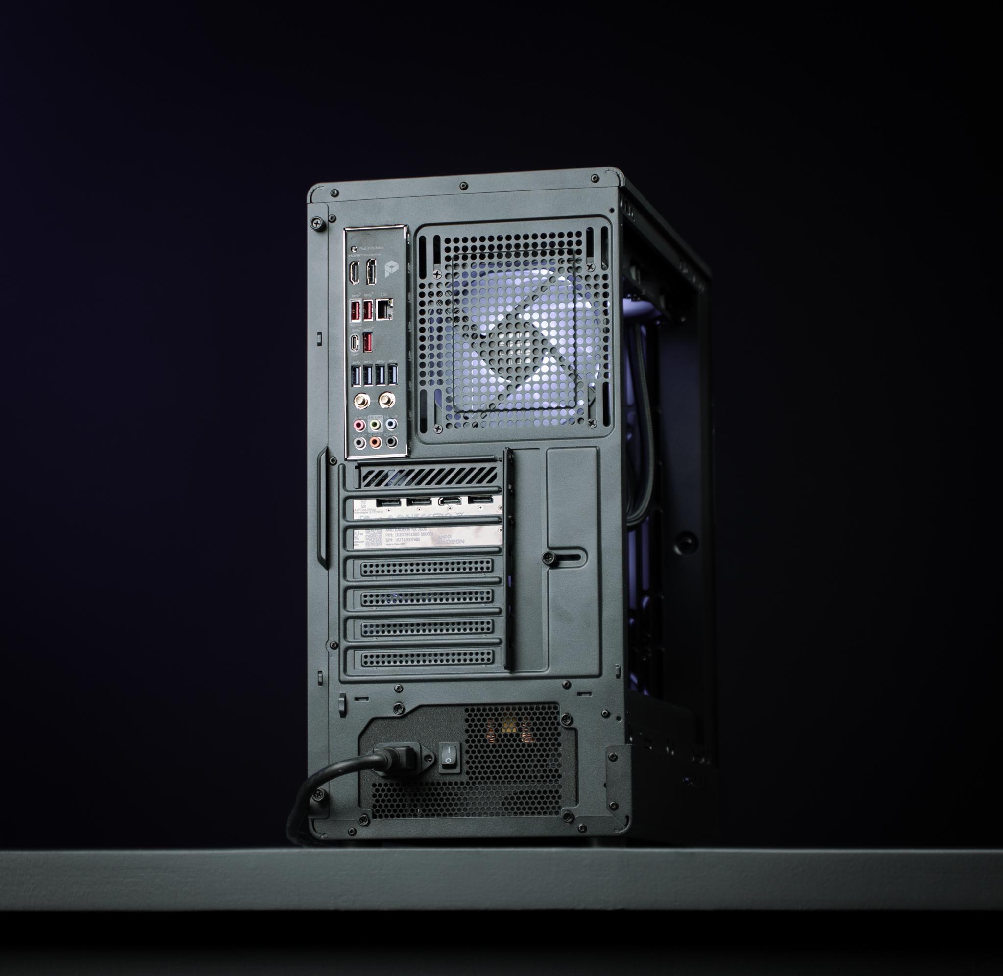 “ProKfoRm KR” RX 7600 Ryzen 5 8400F 1TB 32GB Windows 11 Liquid Cooled Gaming PC Powerhouse