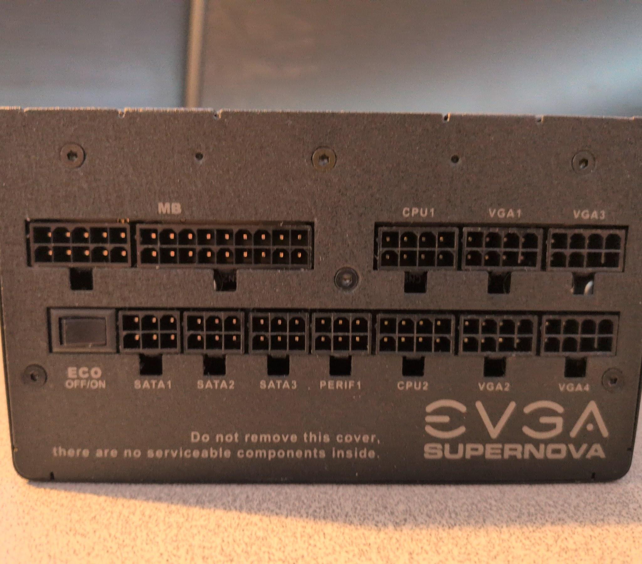 EVGA SuperNOVA 750 T2 750W Titanium PSU - Tested - S/N 0447