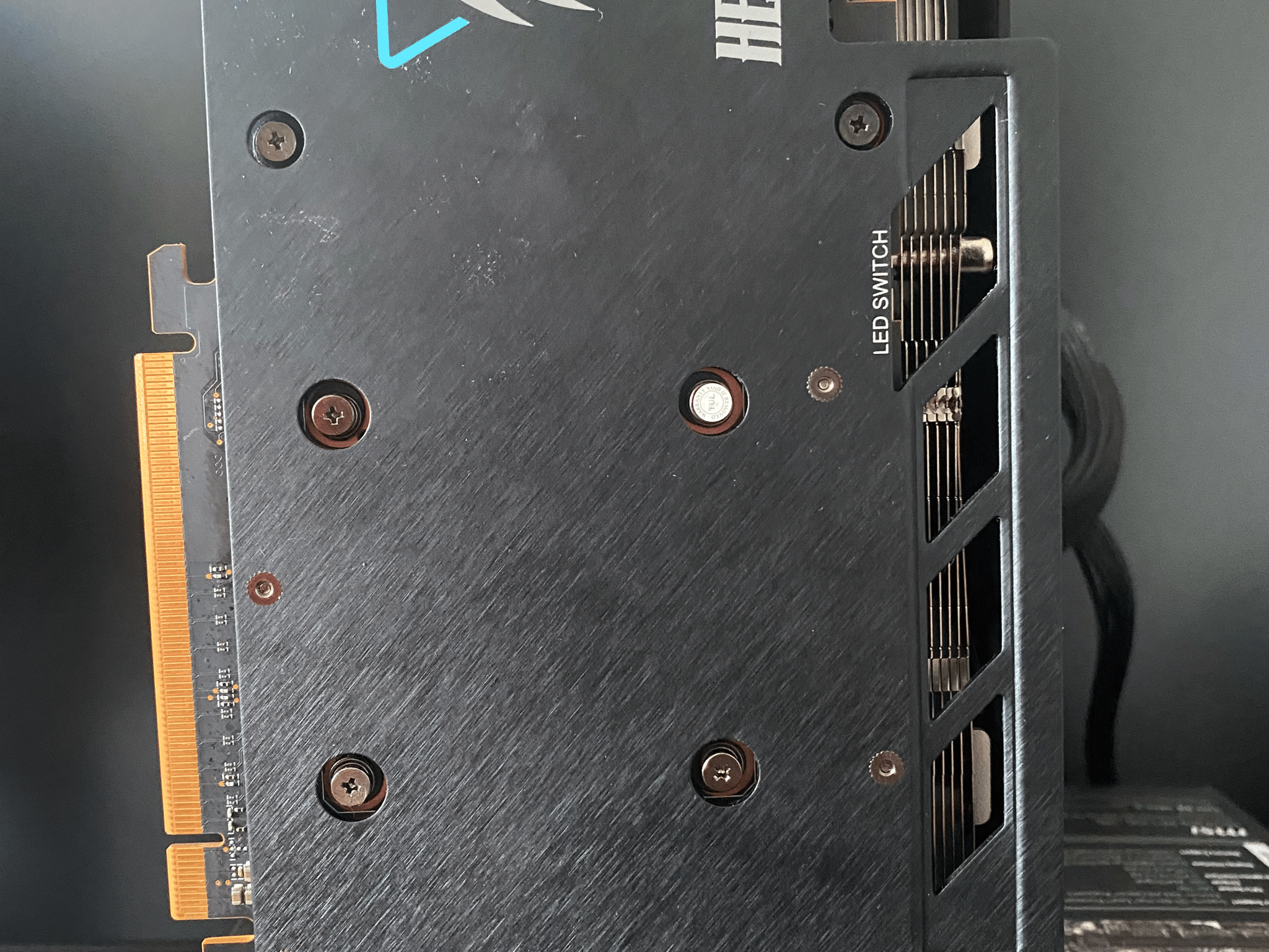 **For Parts/Repair** PowerColor Radeon RX 6600 Hellhound. 