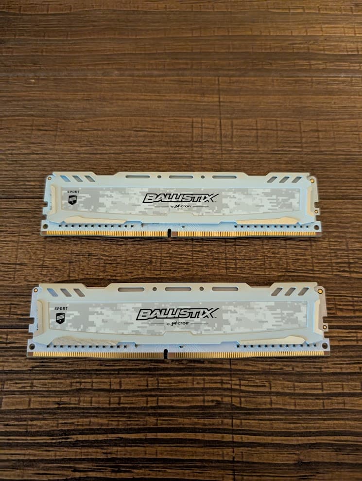 Crucial Ballistix Sport LT 2666 MHz DDR4 DRAM Memory Kit 16GB (8GB x2)