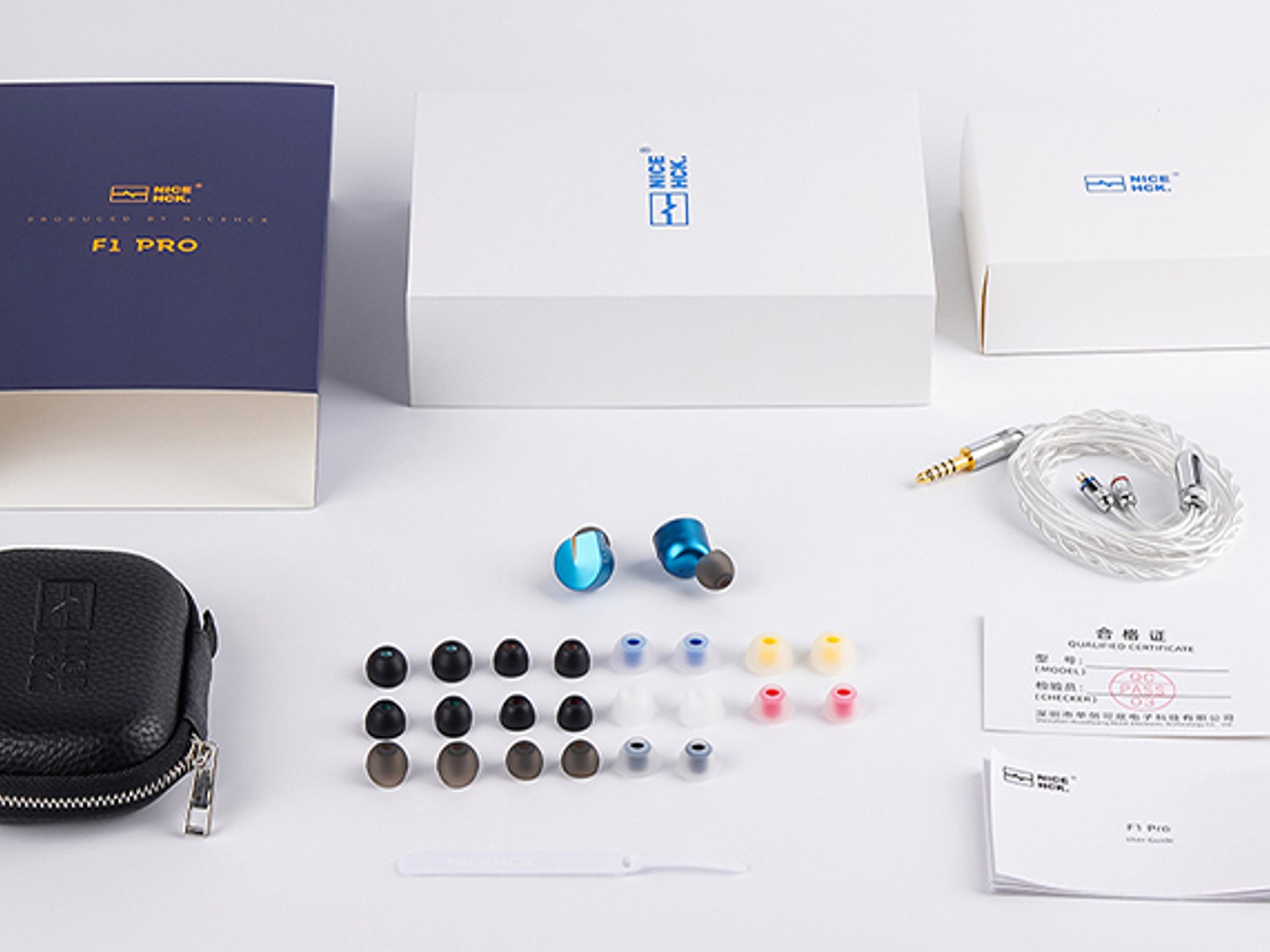 BNIB NiceHCK F1 Pro 14.2mm Planar Driver in-Ear Monitors (3.5mm variant)