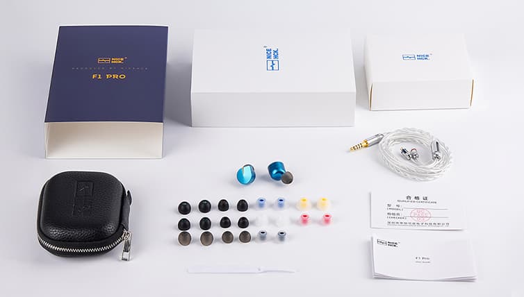 BNIB NiceHCK F1 Pro 14.2mm Planar Driver in-Ear Monitors (3.5mm variant)