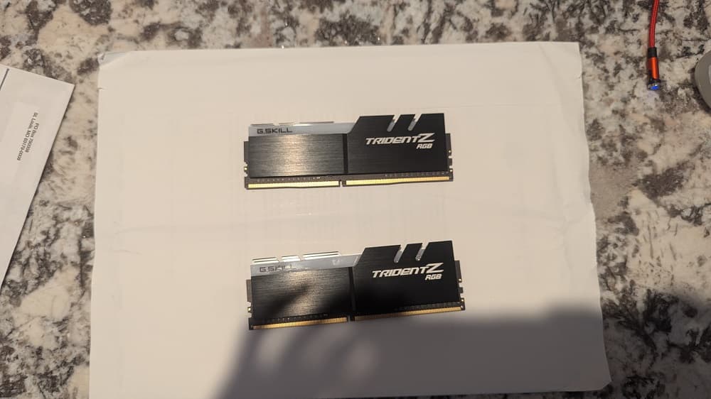 G.SKILL Trident Z RGB Series (Intel XMP) DDR4 RAM 32GB (2x16GB) (Used)