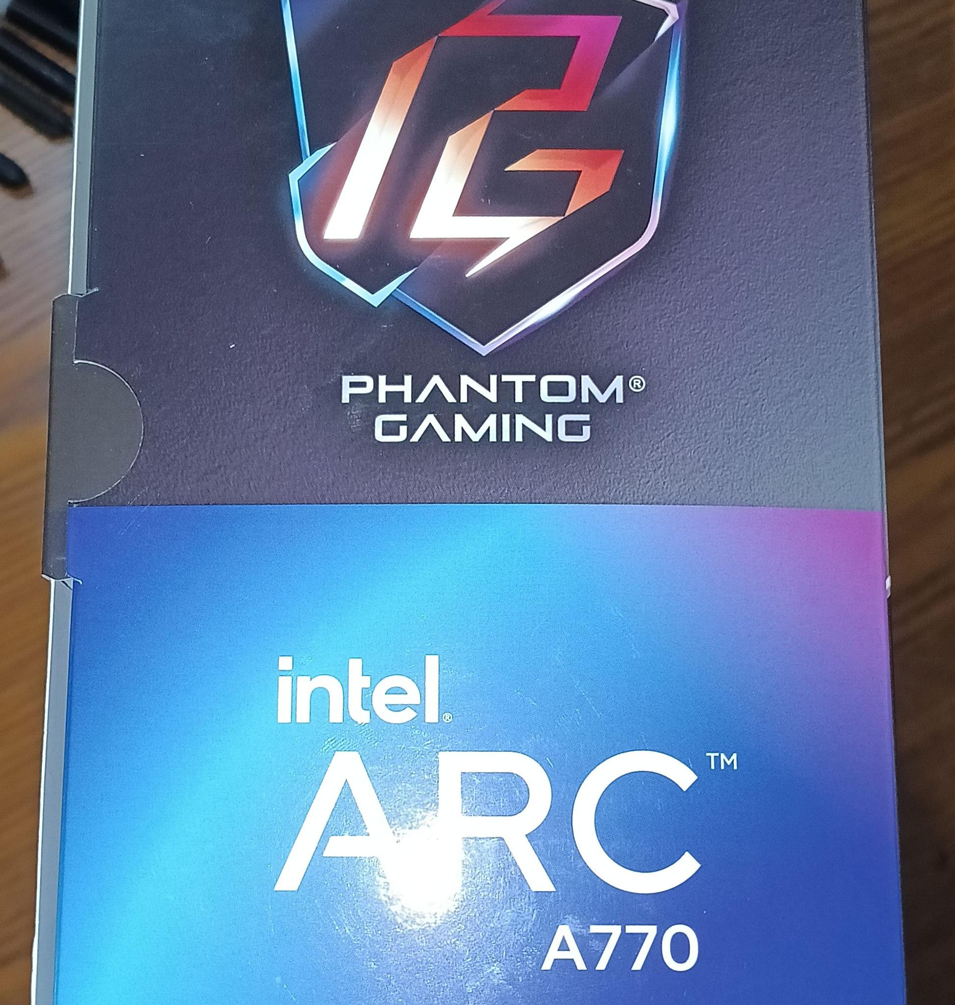 ASRock Phantom Gaming Intel Arc A770 16GB GDDR6 Graphics Card NEW SEALED