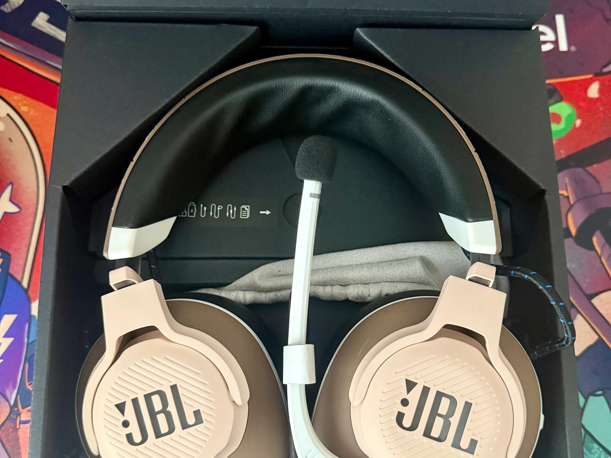 JBL Quantum 910P (Clix Customs) Wireless Gaming Headset for PS5, PS4, PC, and Switch