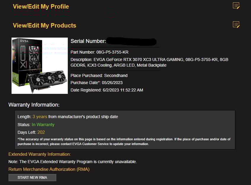 EVGA GeForce RTX 3070 XC3 Ultra GPU