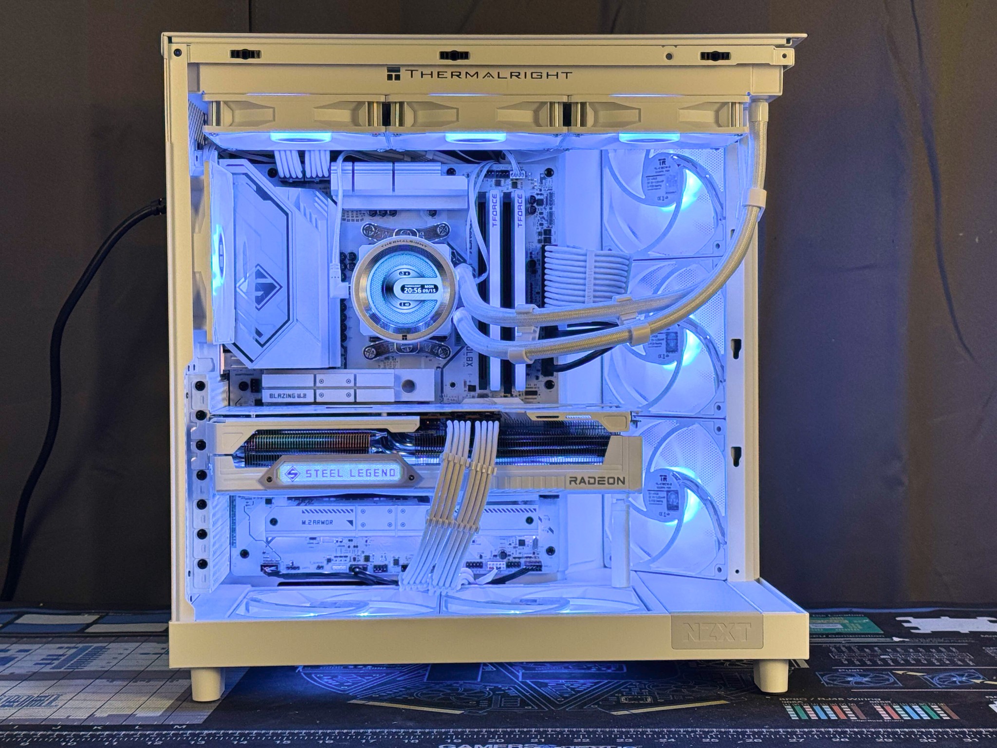 ⚪White Steel v2🛠️ | 7800X3D, 9070XT, 32GB DDR5, 2TB SSD, Wifi