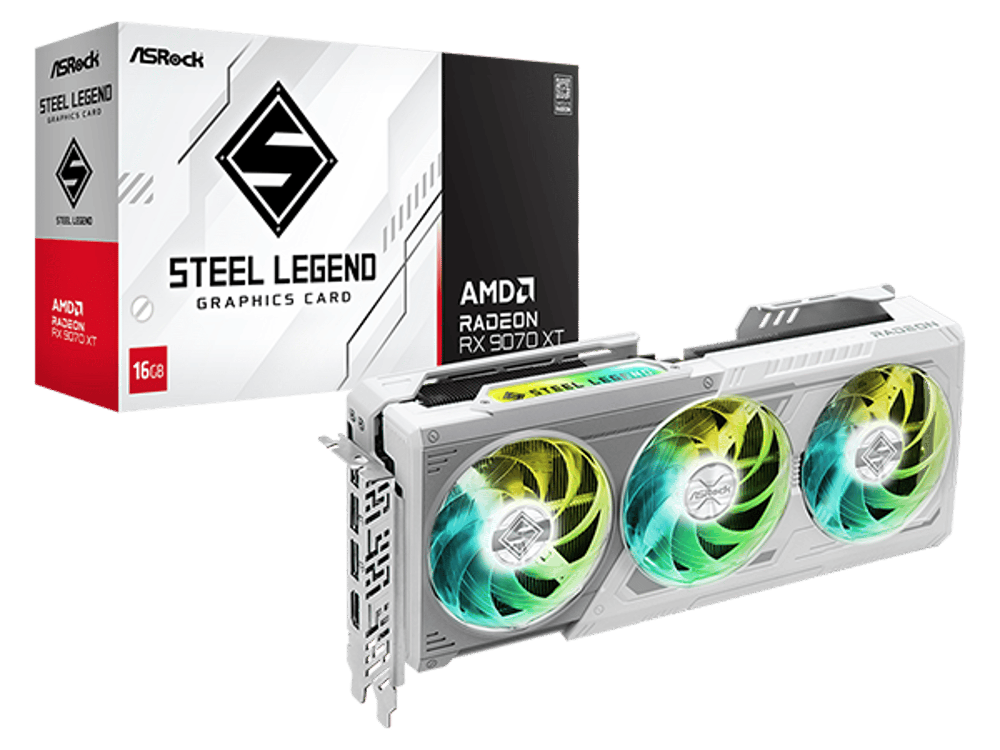 ASRock Steel Legend Radeon RX 9070 XT 16GB GDDR6