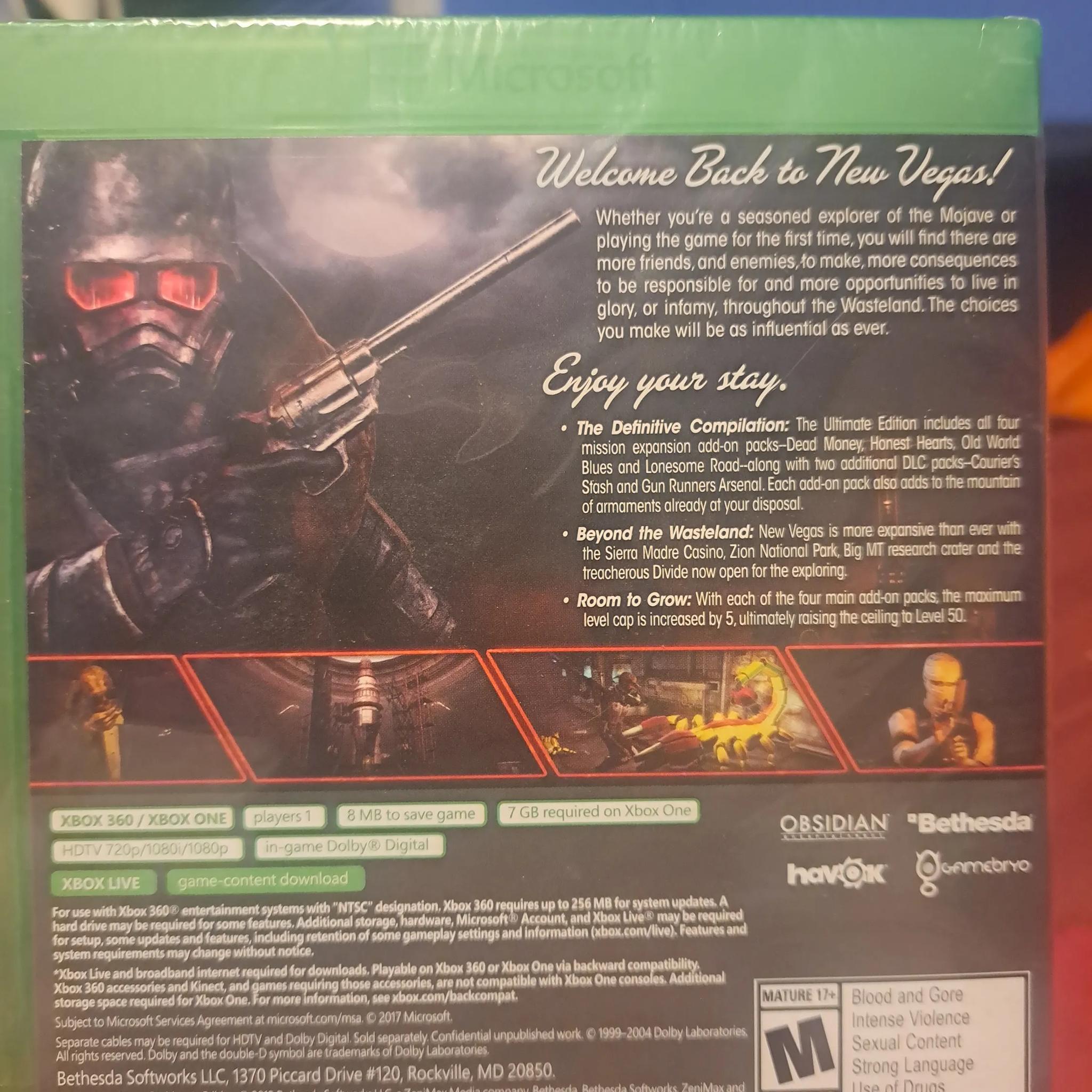 Fallout New Vegas Never opened