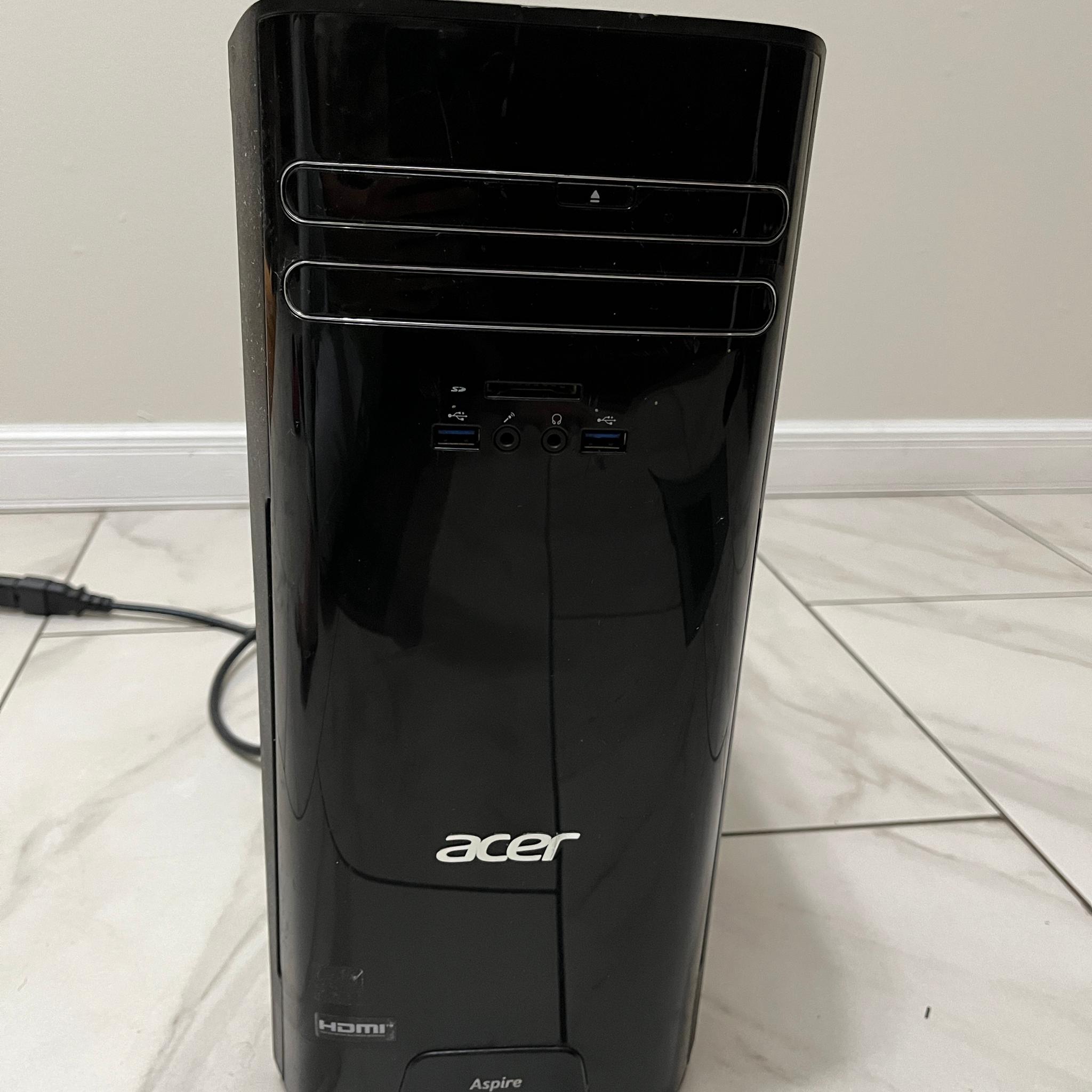 Budget Acer Aspire Gaming PC - GTX 1060 6GB, Intel i5-7400, 16GB RAM, 500GB SSD w/ Wi-Fi & BT