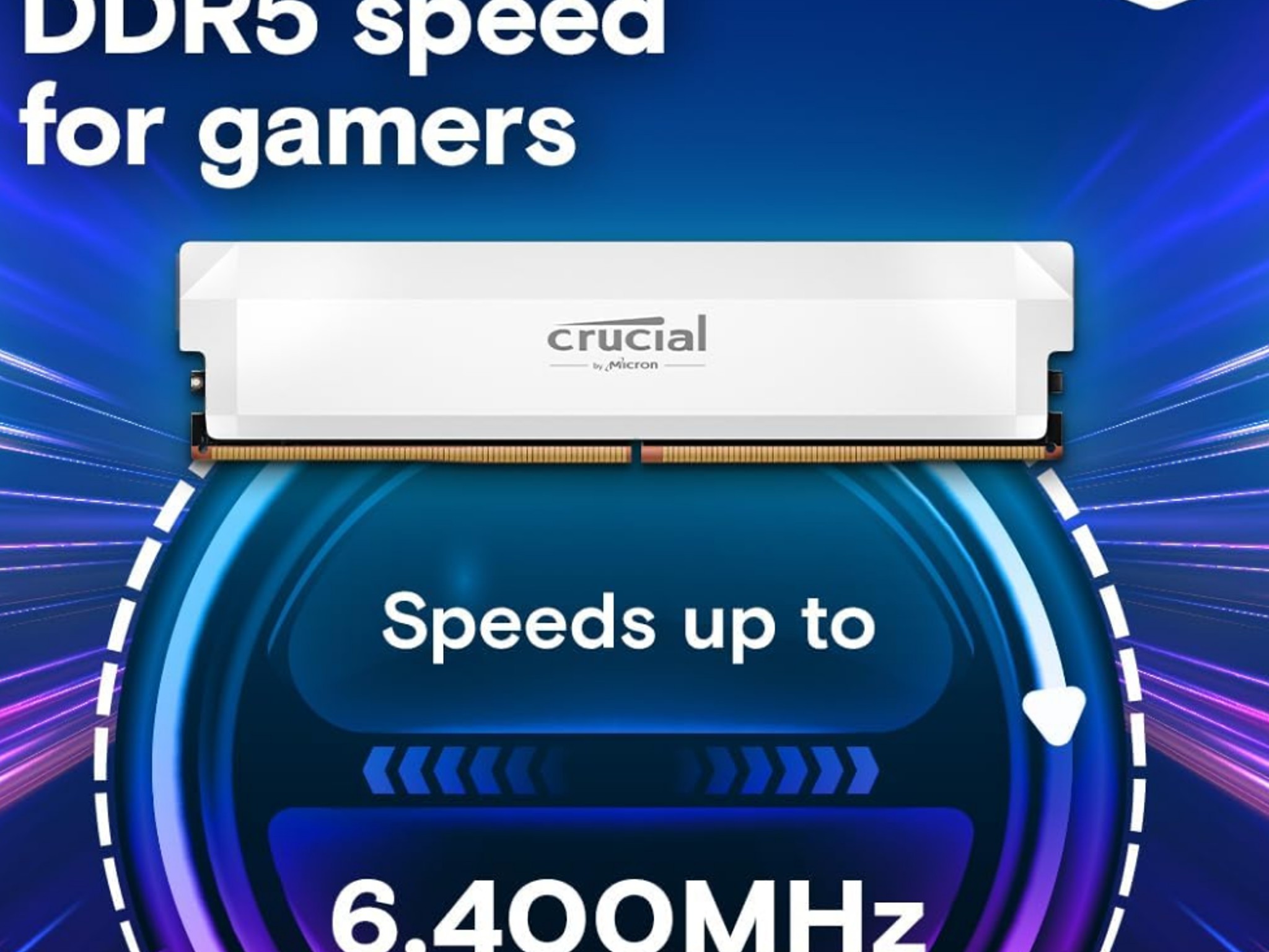 BNIB Crucial Pro DDR5 RAM 32GB Kit (2x16GB) 6000MHz CL36 (White)