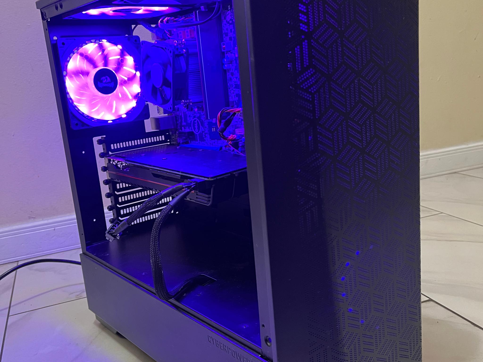 🟠🔥NVIDIA GTX 1080, Intel i3-9100, 12GB RAM, 500 GB SSD, High Performance RGB Gaming PC w/ Remote 🖥️🔵