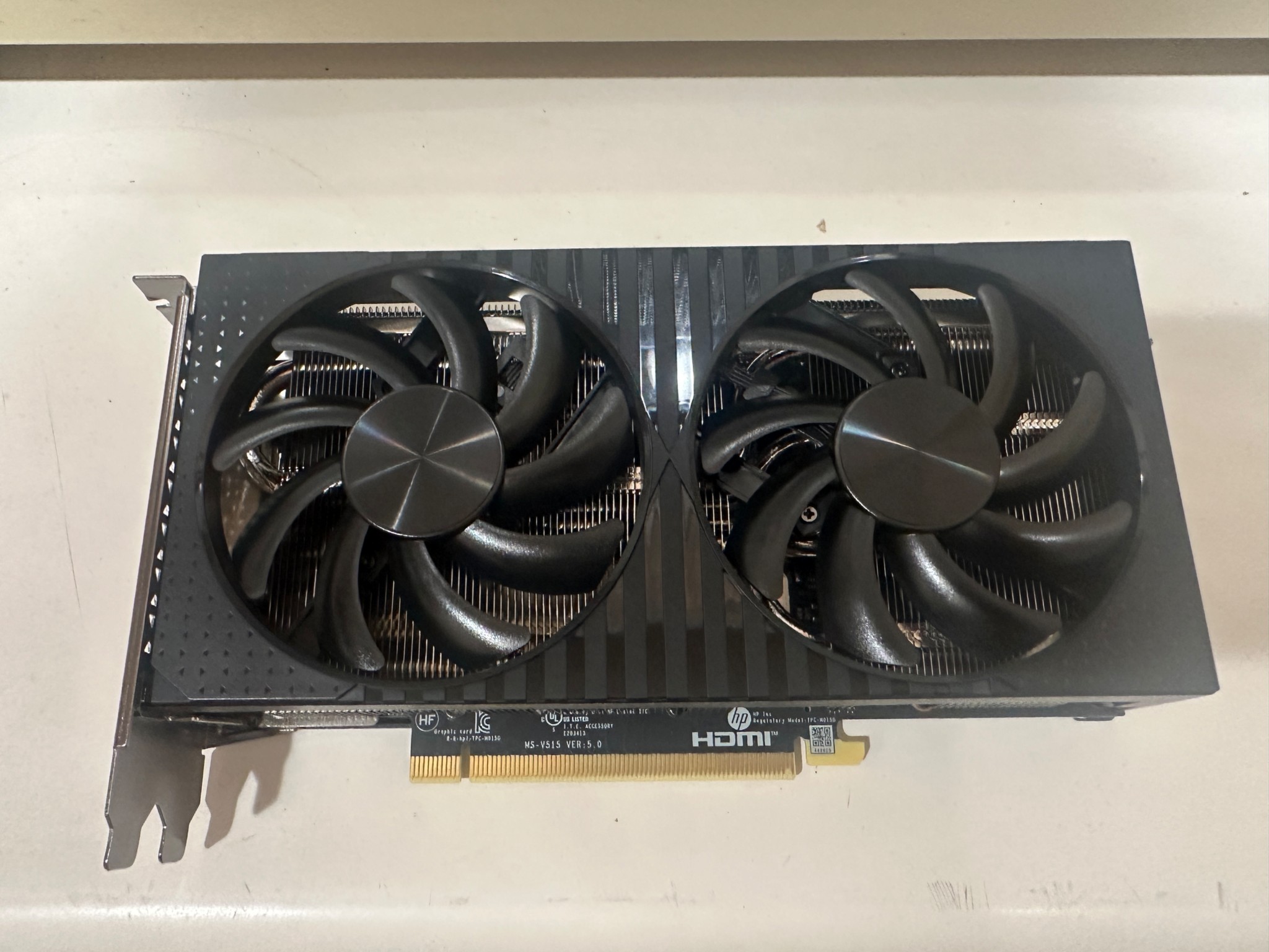 HP NVIDIA GeForce RTX 4060 TI  8GB GDDR6 256-bit GPU, 1x HDMI, 3x DisplayPort
