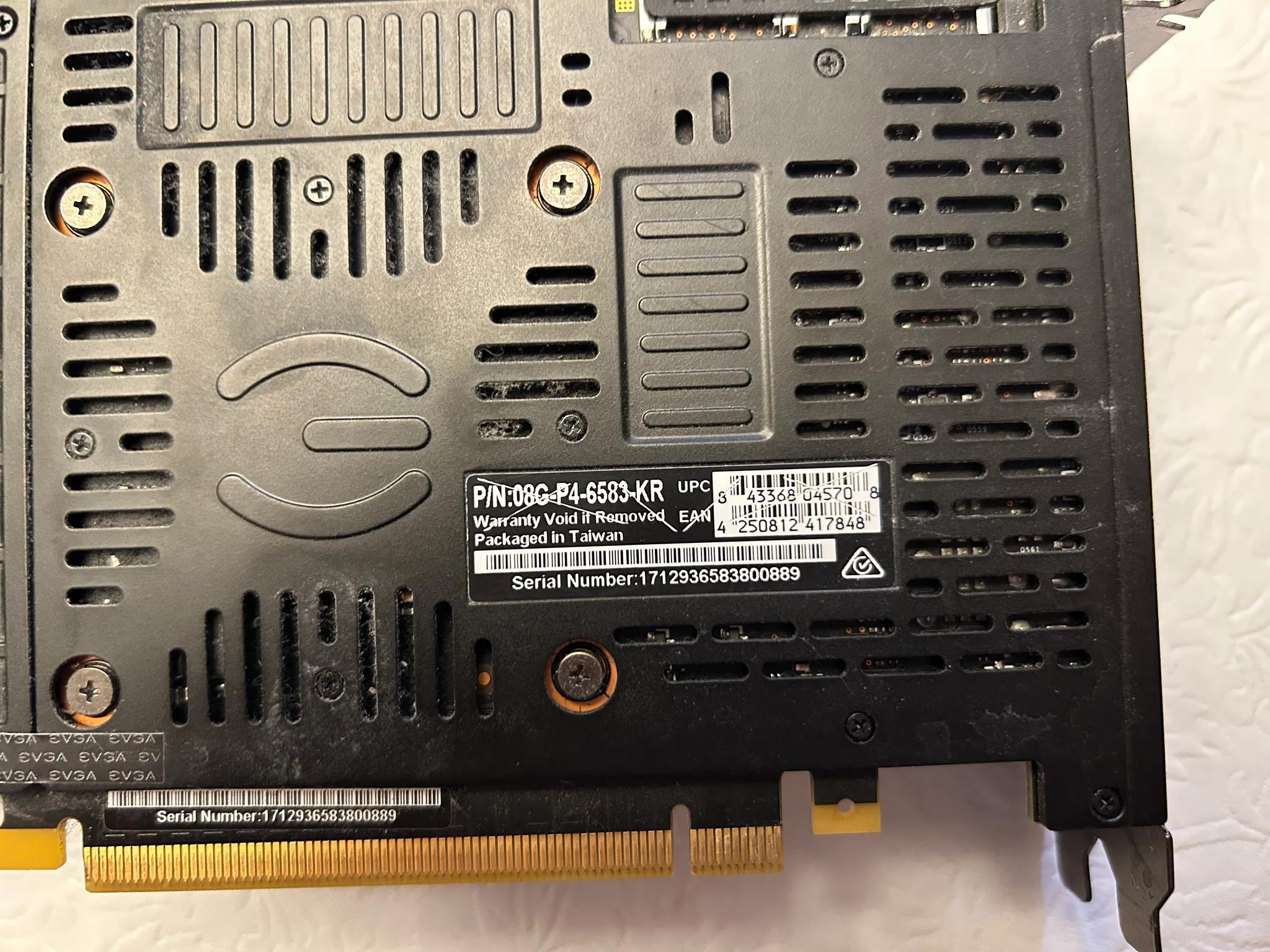 EVGA GeForce GTX 1080 SC2 Gaming, 8GB GDDR5X - 08G-P4-6583-KR