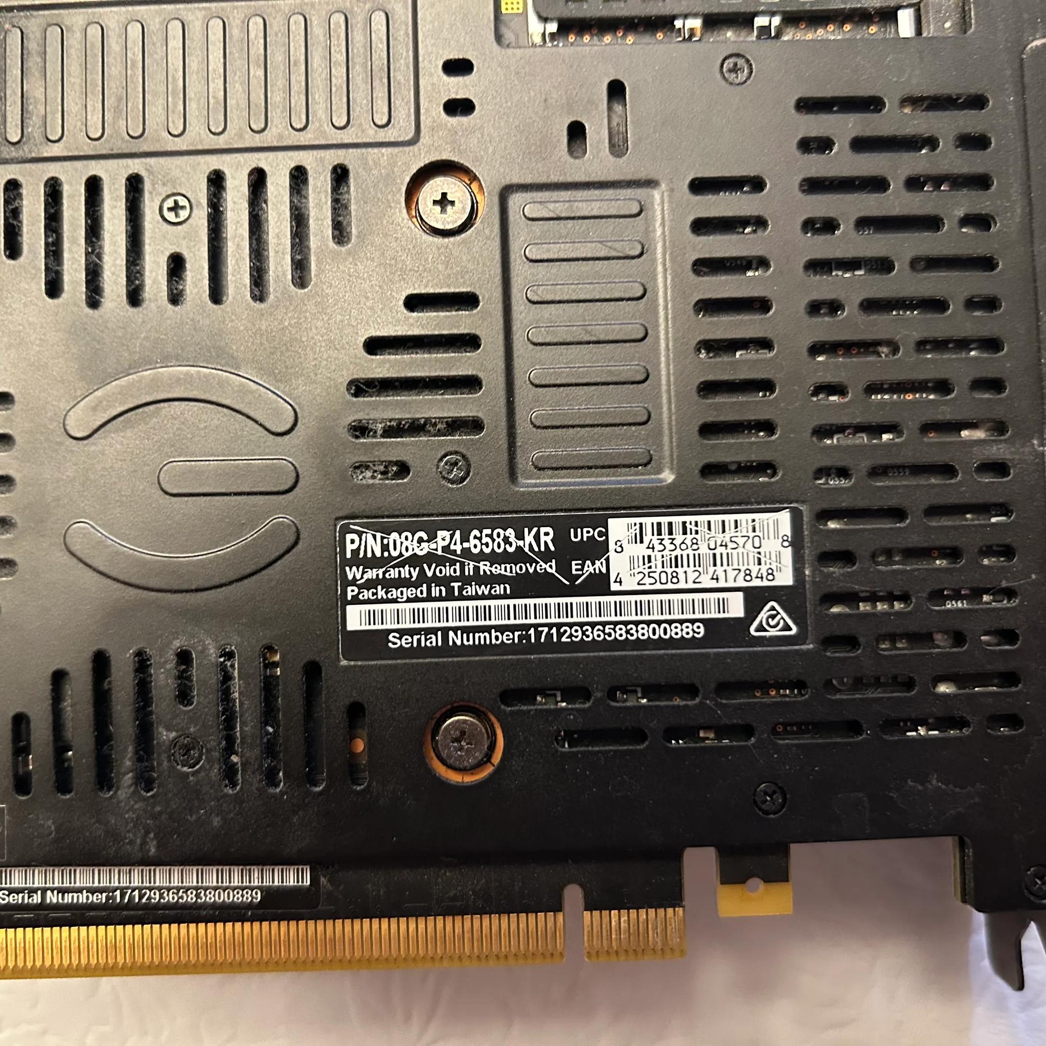 EVGA GeForce GTX 1080 SC2 Gaming, 8GB GDDR5X - 08G-P4-6583-KR