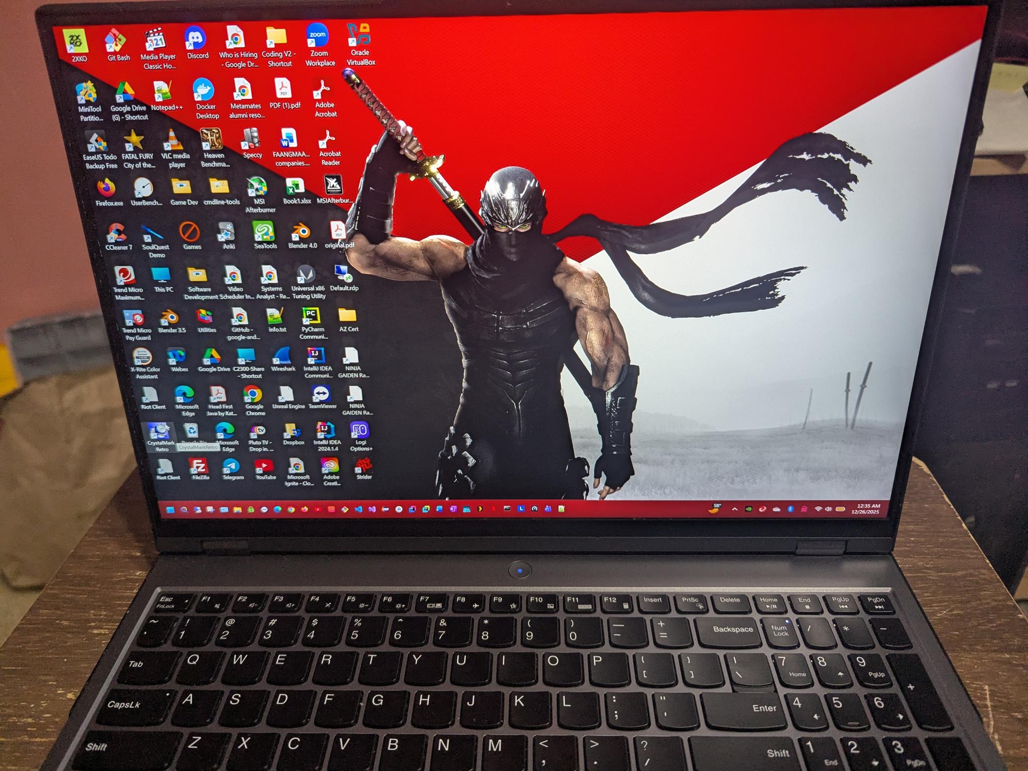 Gaming Laptop Lenovo Legion 5 pro (2021) 1TB SSD/32GB/ Nvidia 3070 RTX