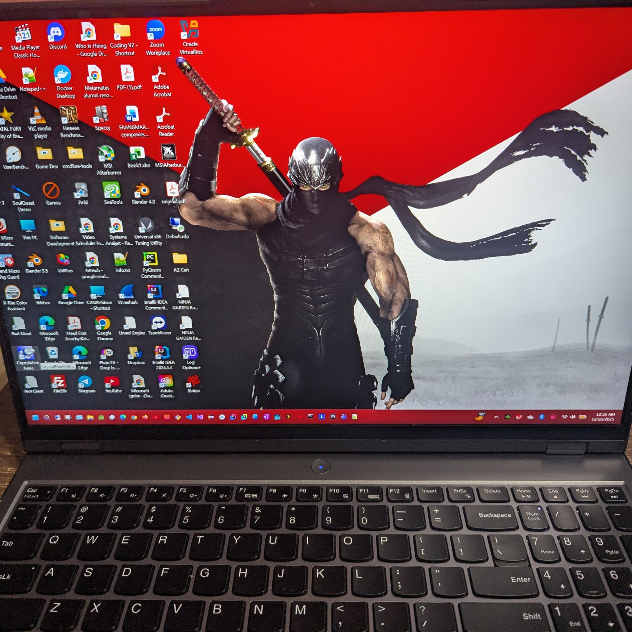 Gaming Laptop Lenovo Legion 5 pro (2021) 1TB SSD/32GB/ Nvidia 3070 RTX