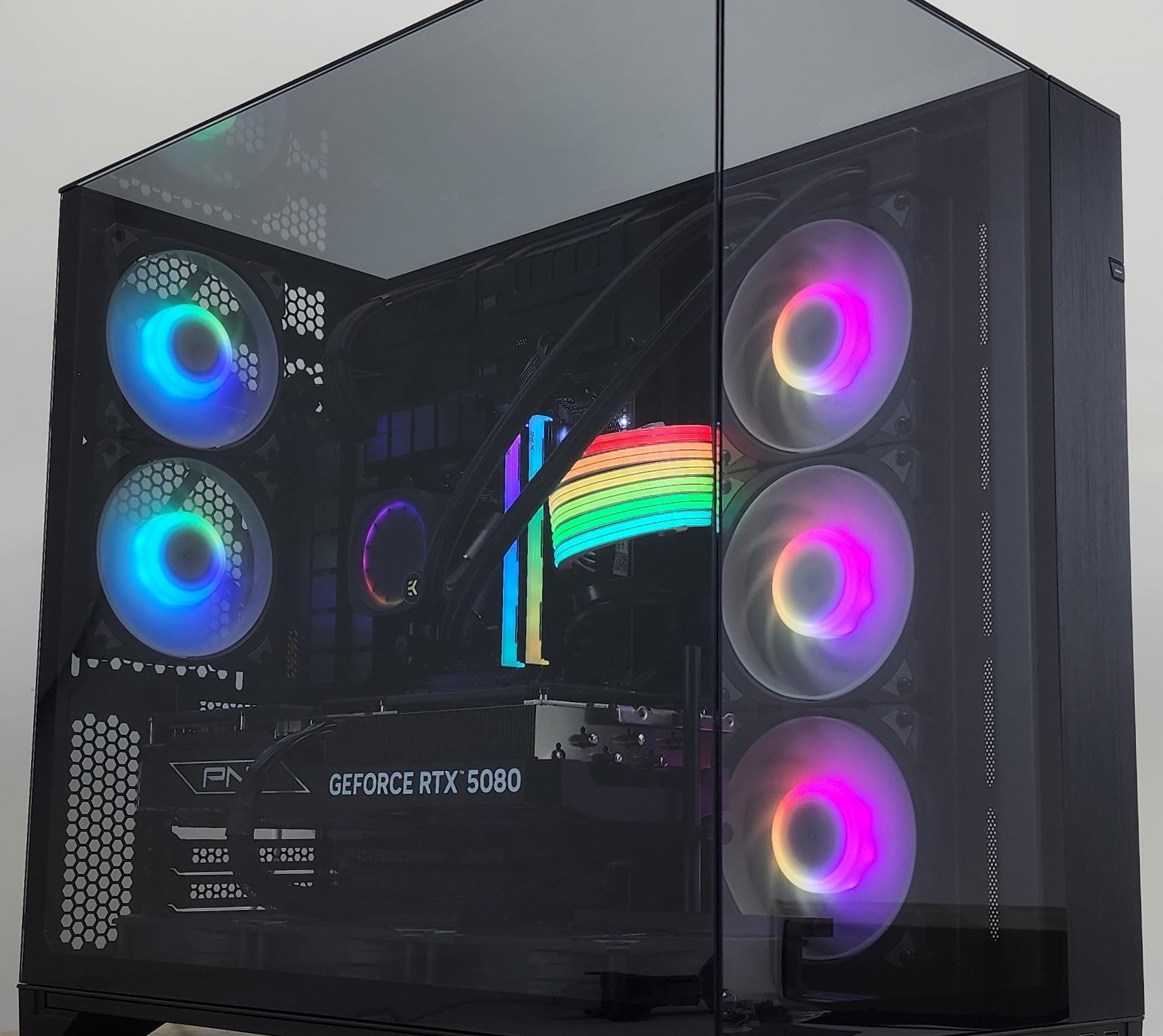 Gaming PC Ryzen 7 9700X 32GB RAM 2TB SSD RTX 5080 16GB Windows 11 Computer