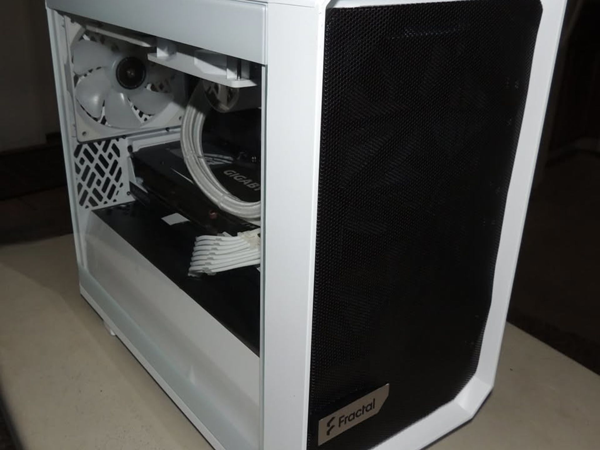 Beautiful New White Gaming Computer Build with New and Refurbished Parts