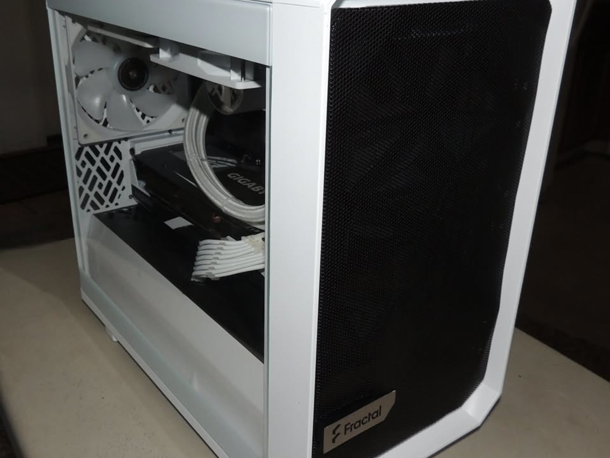 Beautiful New White Gaming Computer Build with New and Refurbished Parts