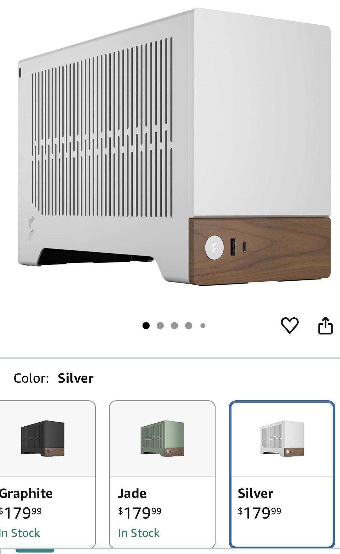 Fractal Terra Silver PC Case NEW
