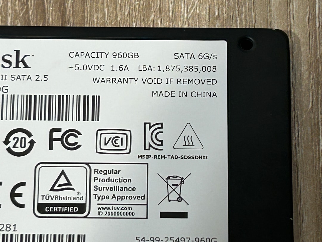 SANDISK ULTRA II SDSSDHII-960G SATA 2.5 960GB SSD SOLID STATE