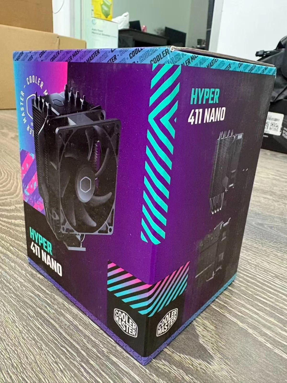 NEW Cooler Master Hyper 411 Nano CPU Air Cooler – 92mm PWM Fan – 4 Heat Pipes