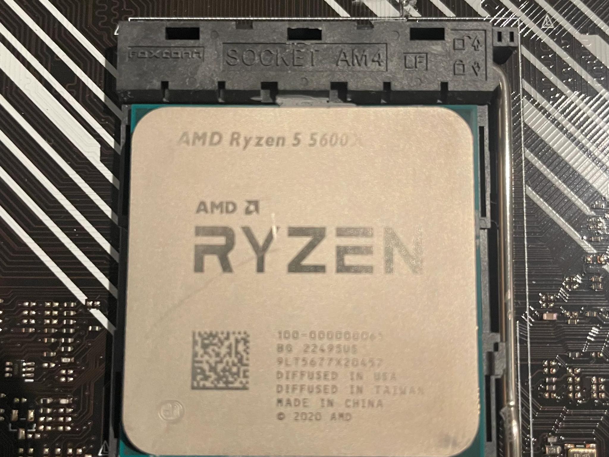 AMD Ryzen 5600x  with MOBO