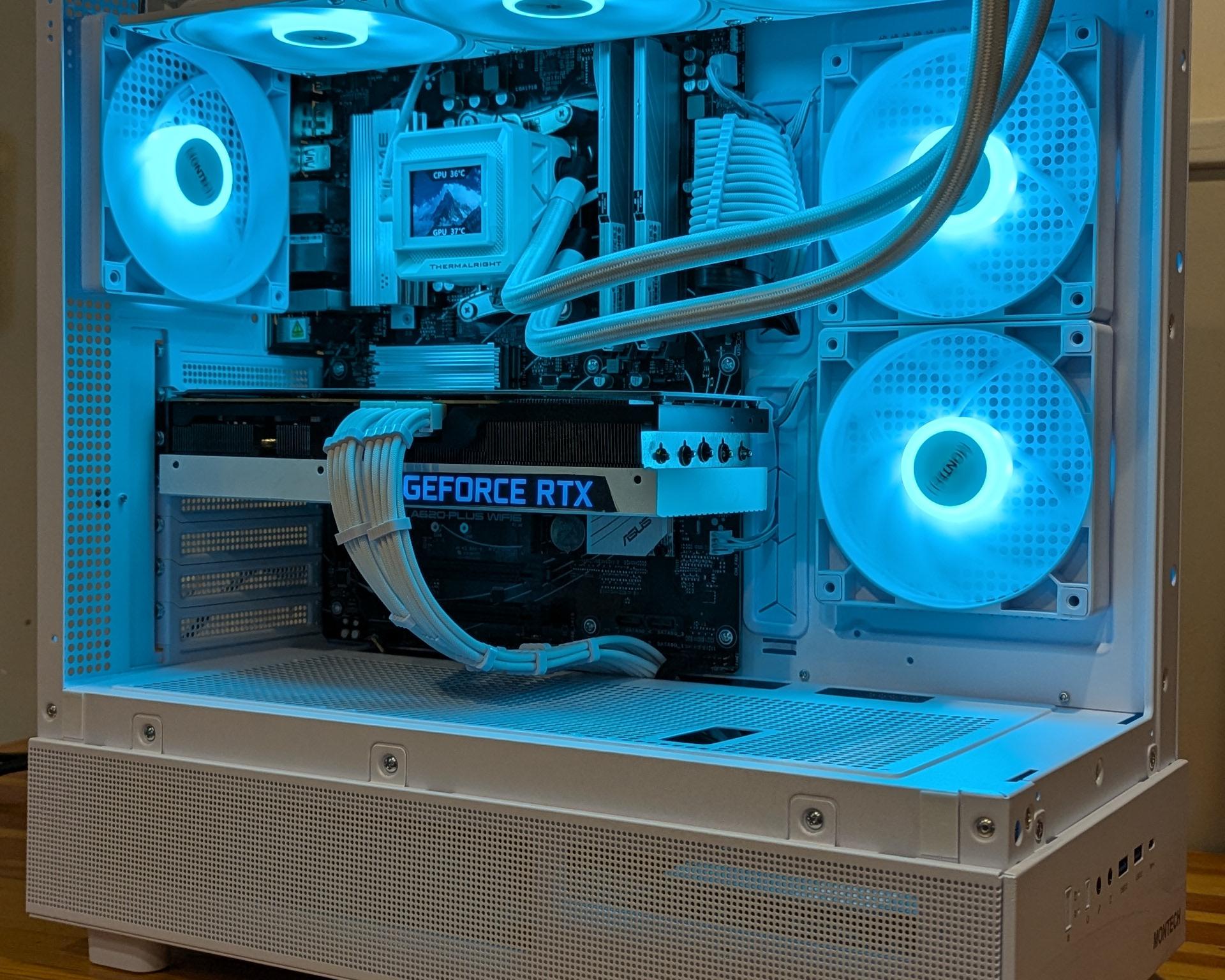Ryzen 5 7600 || RTX 3070 Ti || 1440P White Gaming PC
