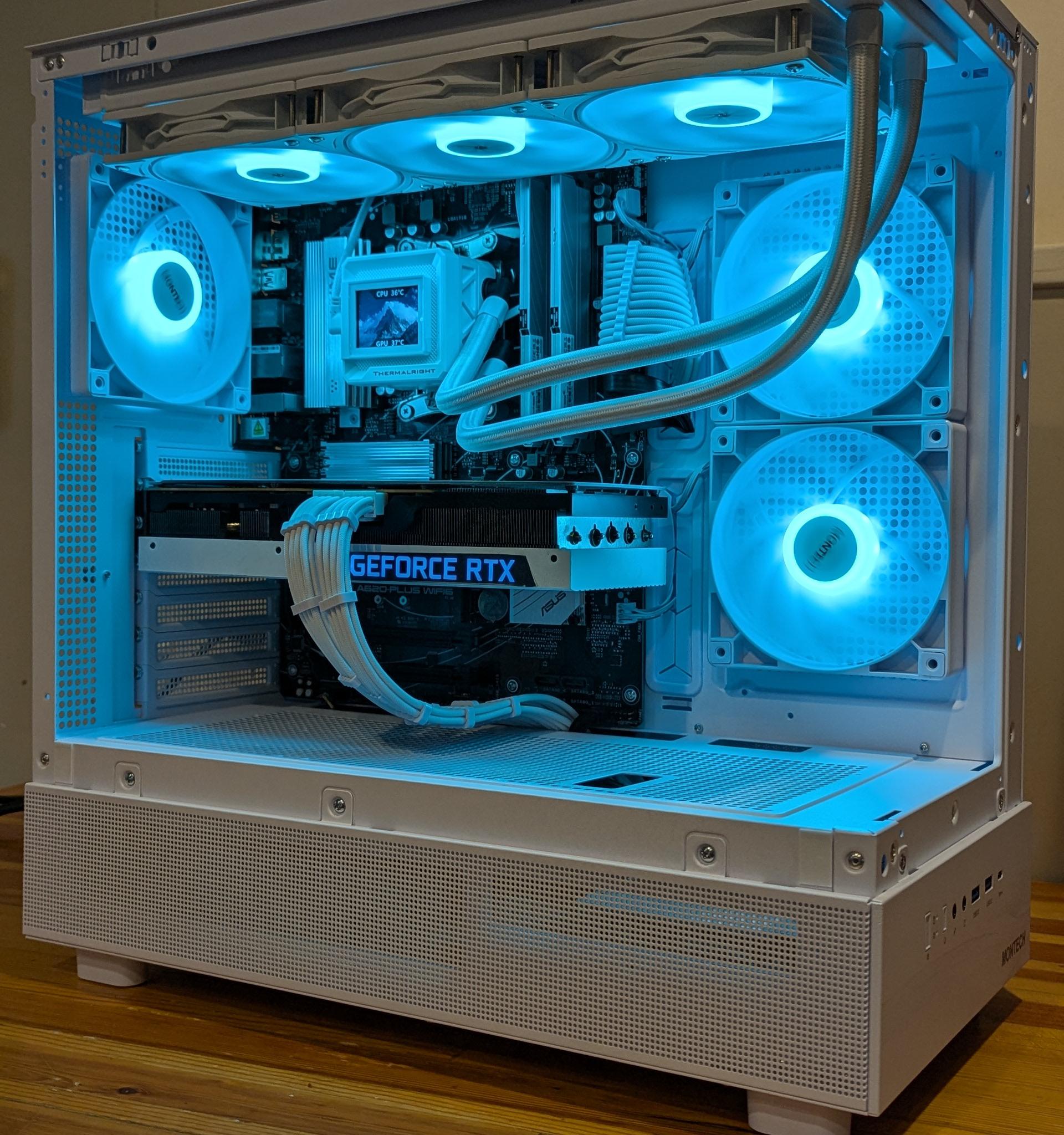 Ryzen 5 7600 || RTX 3070 Ti || 1440P White Gaming PC