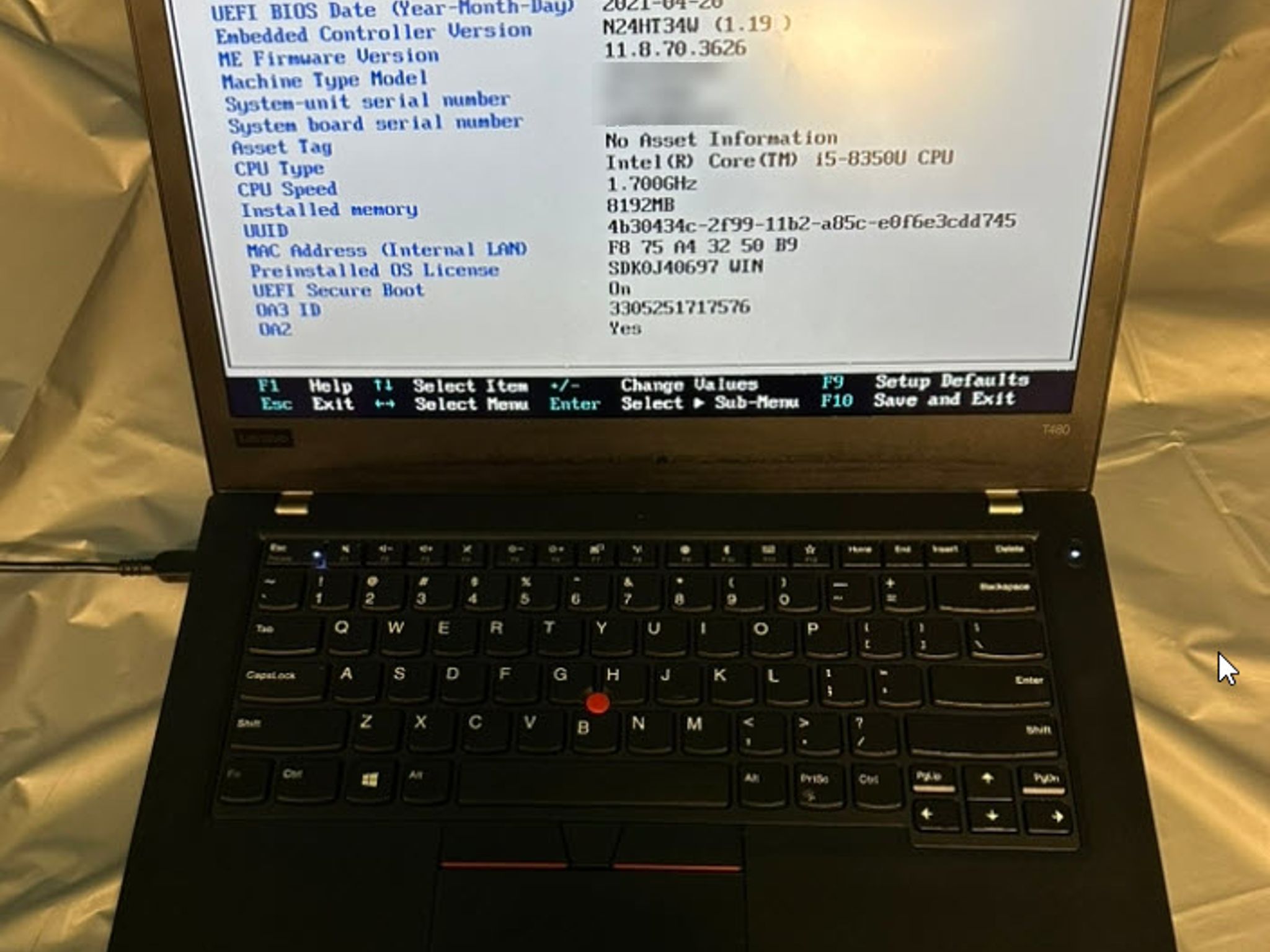 T480 Lenovo