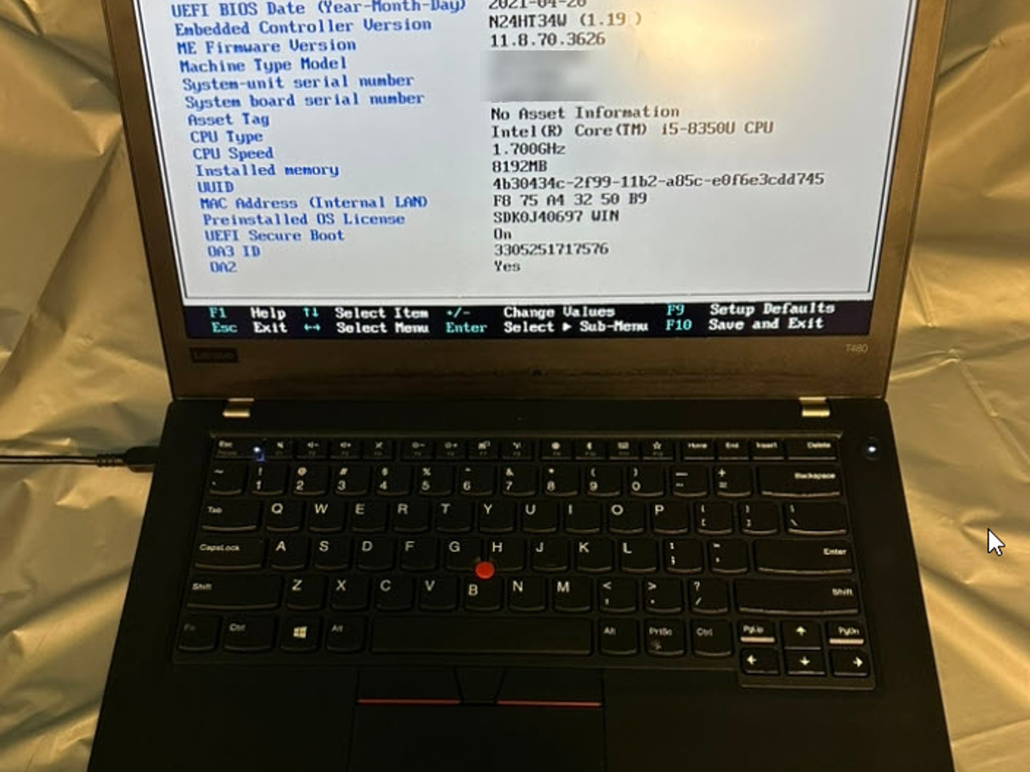 T480 Lenovo
