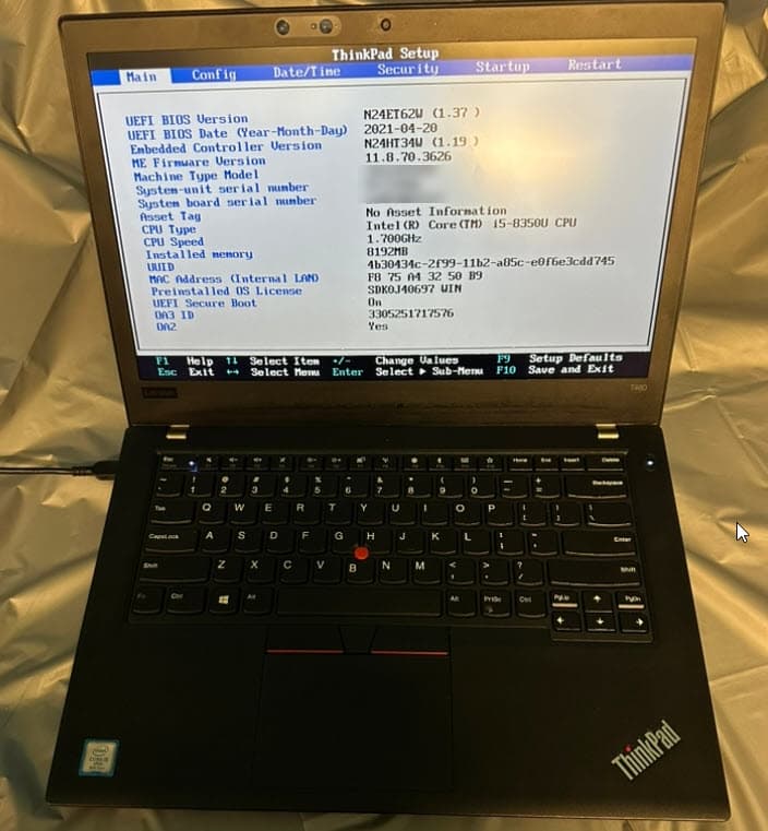 T480 Lenovo