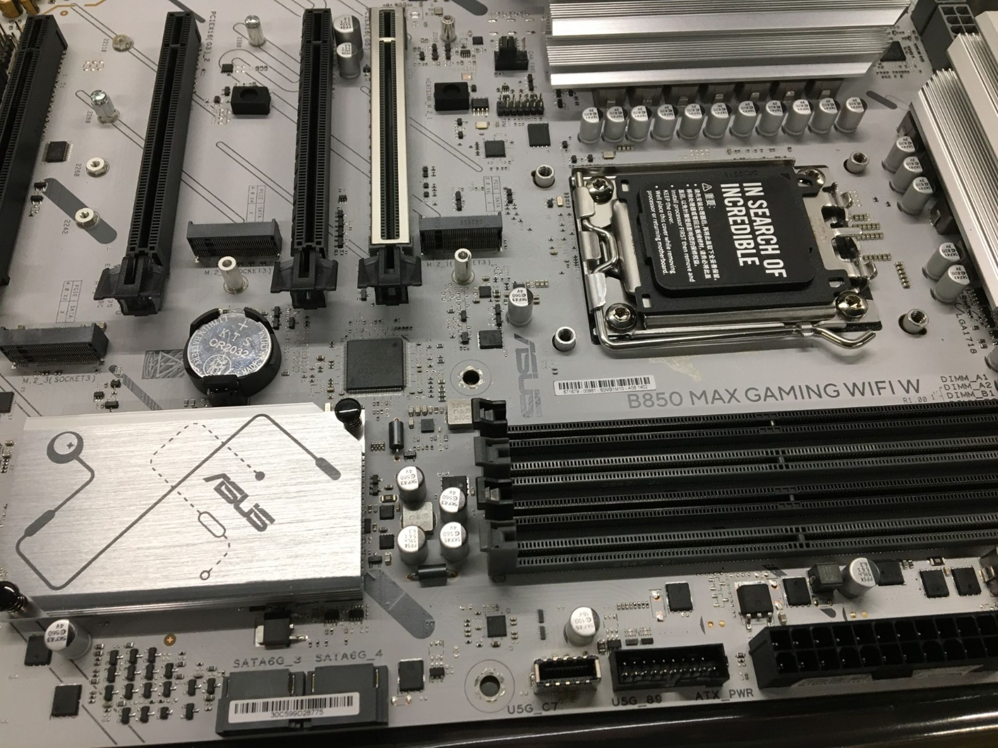 ASUS B850 MAX GAMING WIFI W AM5 ATX Motherboard - RMA Replacement
