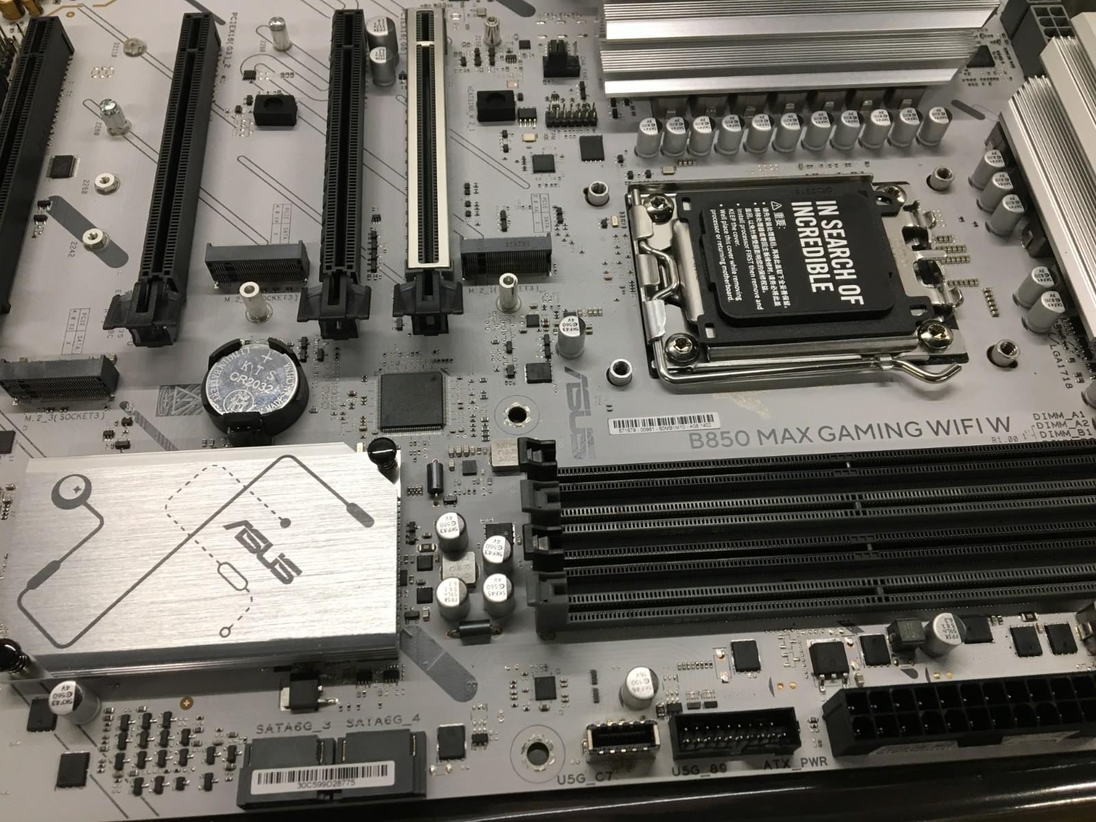 ASUS B850 MAX GAMING WIFI W AM5 ATX Motherboard - RMA Replacement