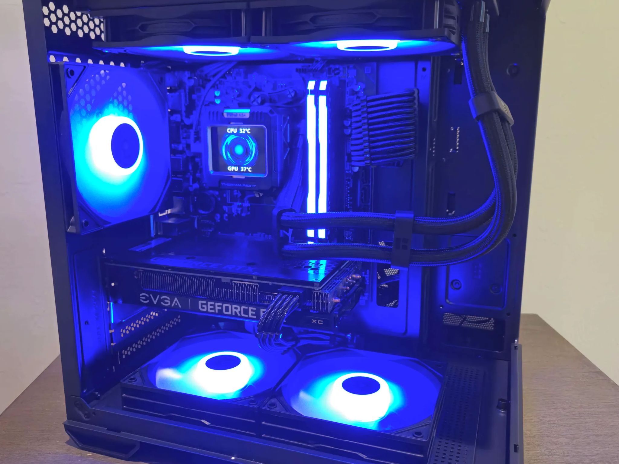 RTX 3060Ti, Ryzen 5 5600x, 16GB Ram | Black RGB Gaming Computer