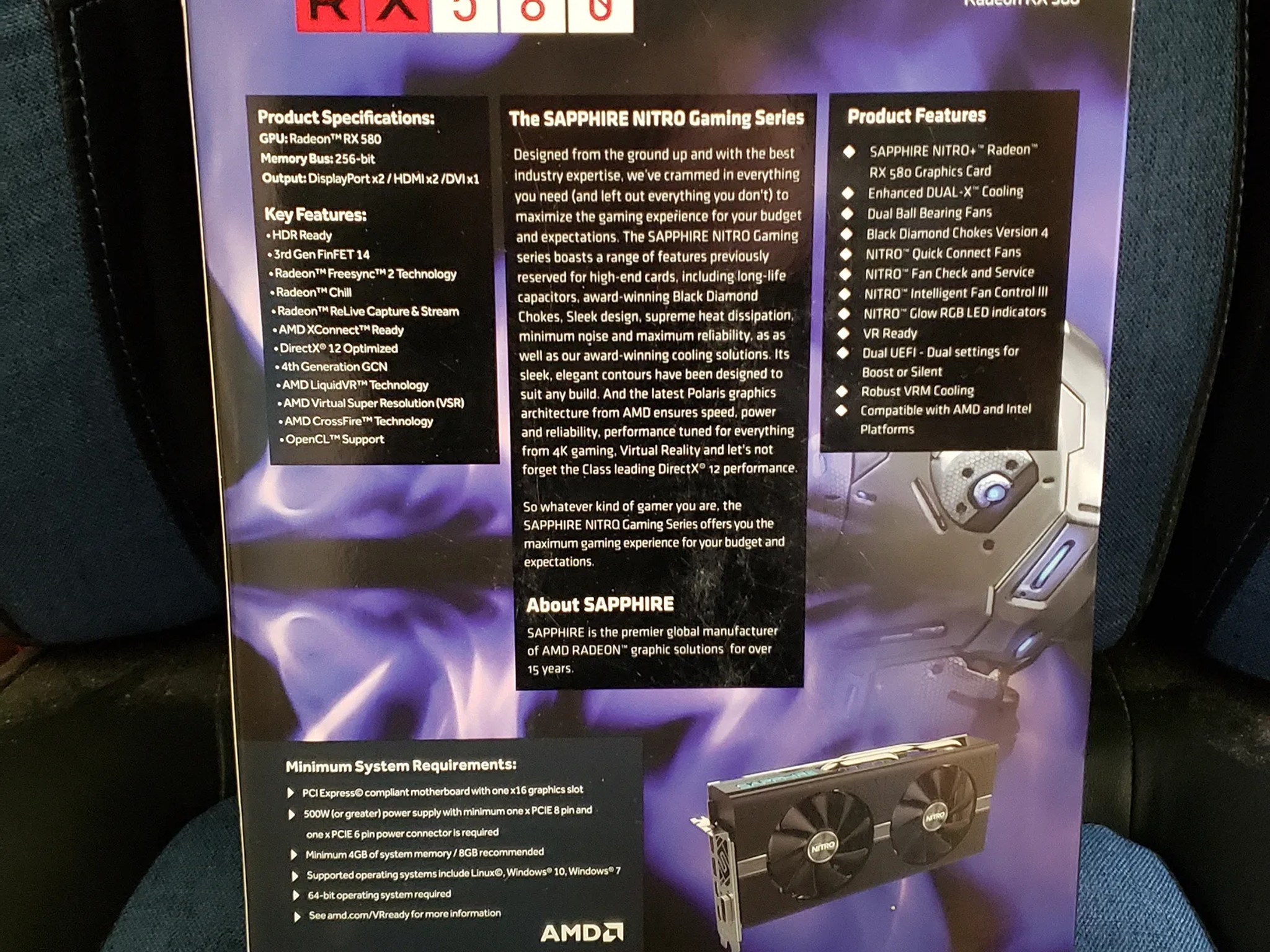 Sapphire Rx 580 Nitro+